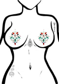 LEG AVENUE Vega Jeweled Nipple Pasties