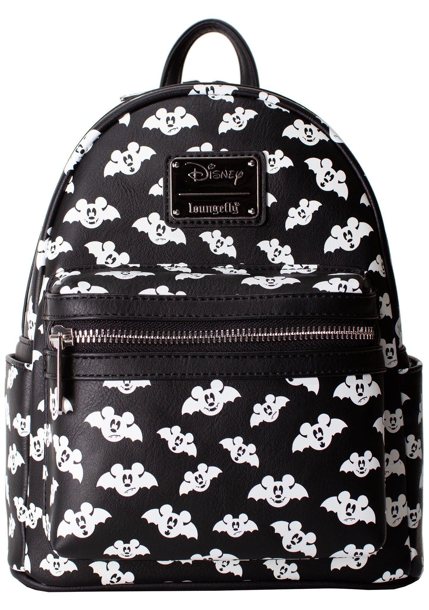 LOUNGEFLY X LASR Exclusive Disney Totally Batty Mickey Bat AOP Mini Backpack