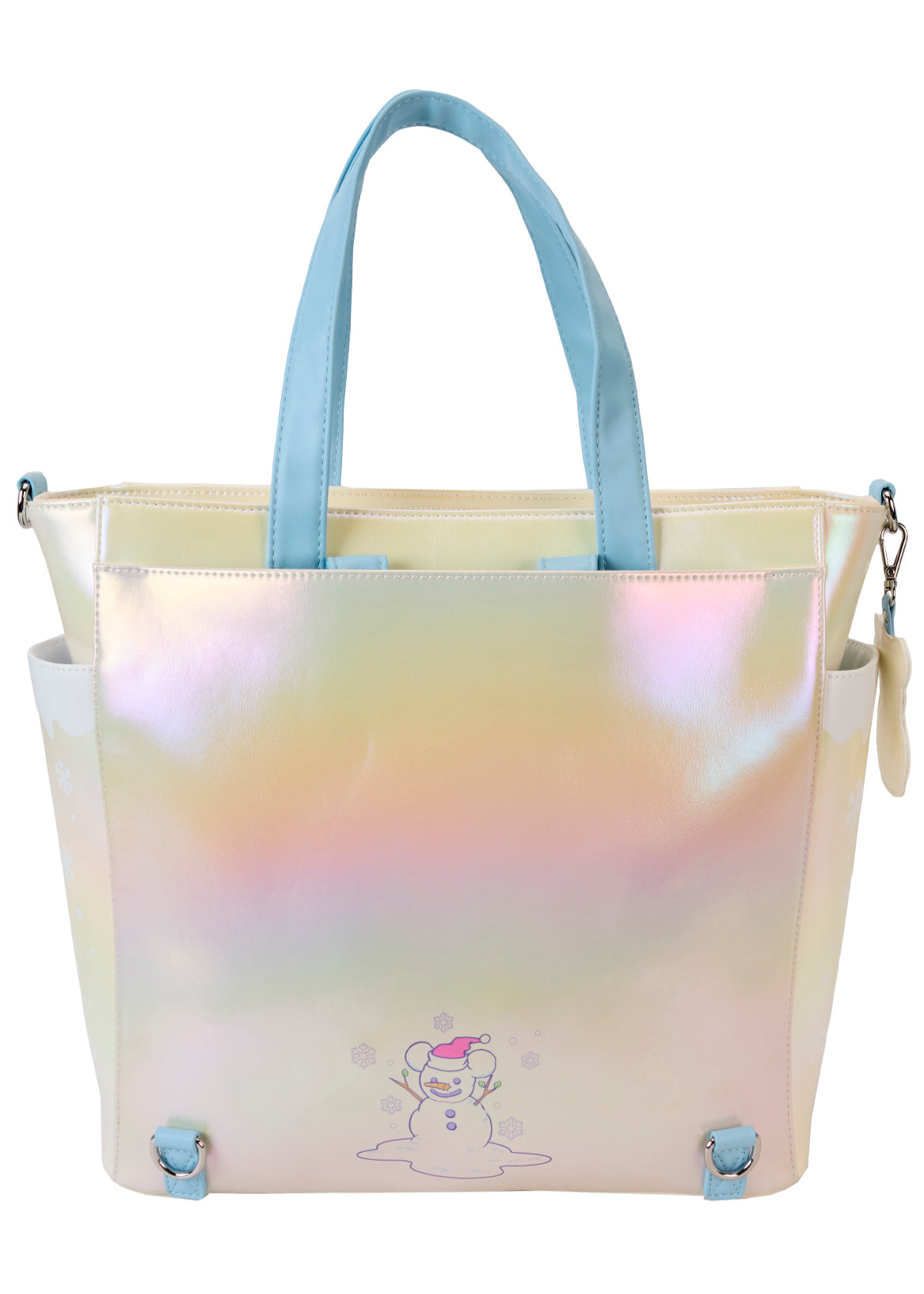 LOUNGEFLY Disney Mickey & Friends Winter Wonderland Convertible Tote Bag