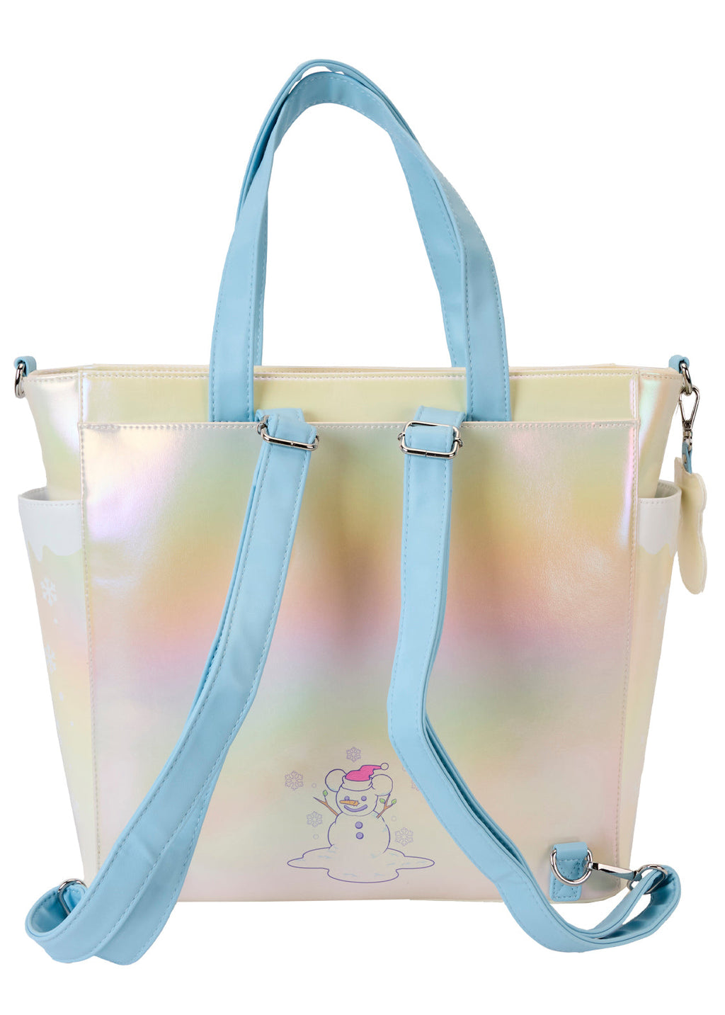 LOUNGEFLY Disney Mickey & Friends Winter Wonderland Convertible Tote Bag