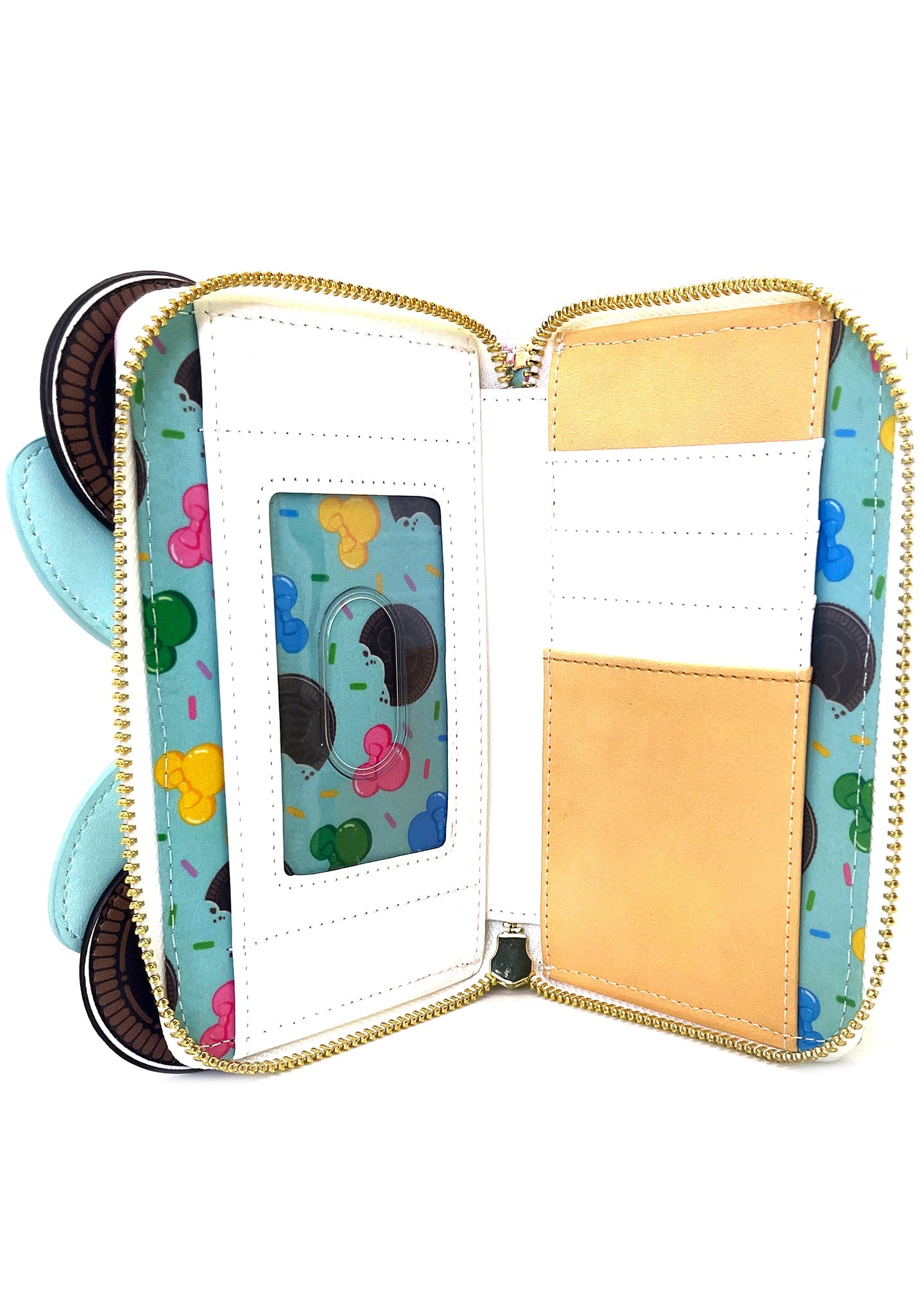 LOUNGEFLY X LASR Exclusive Disney Frosted Minnie Ice Cream Zip Wallet