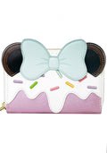 LOUNGEFLY X LASR Exclusive Disney Frosted Minnie Ice Cream Zip Wallet