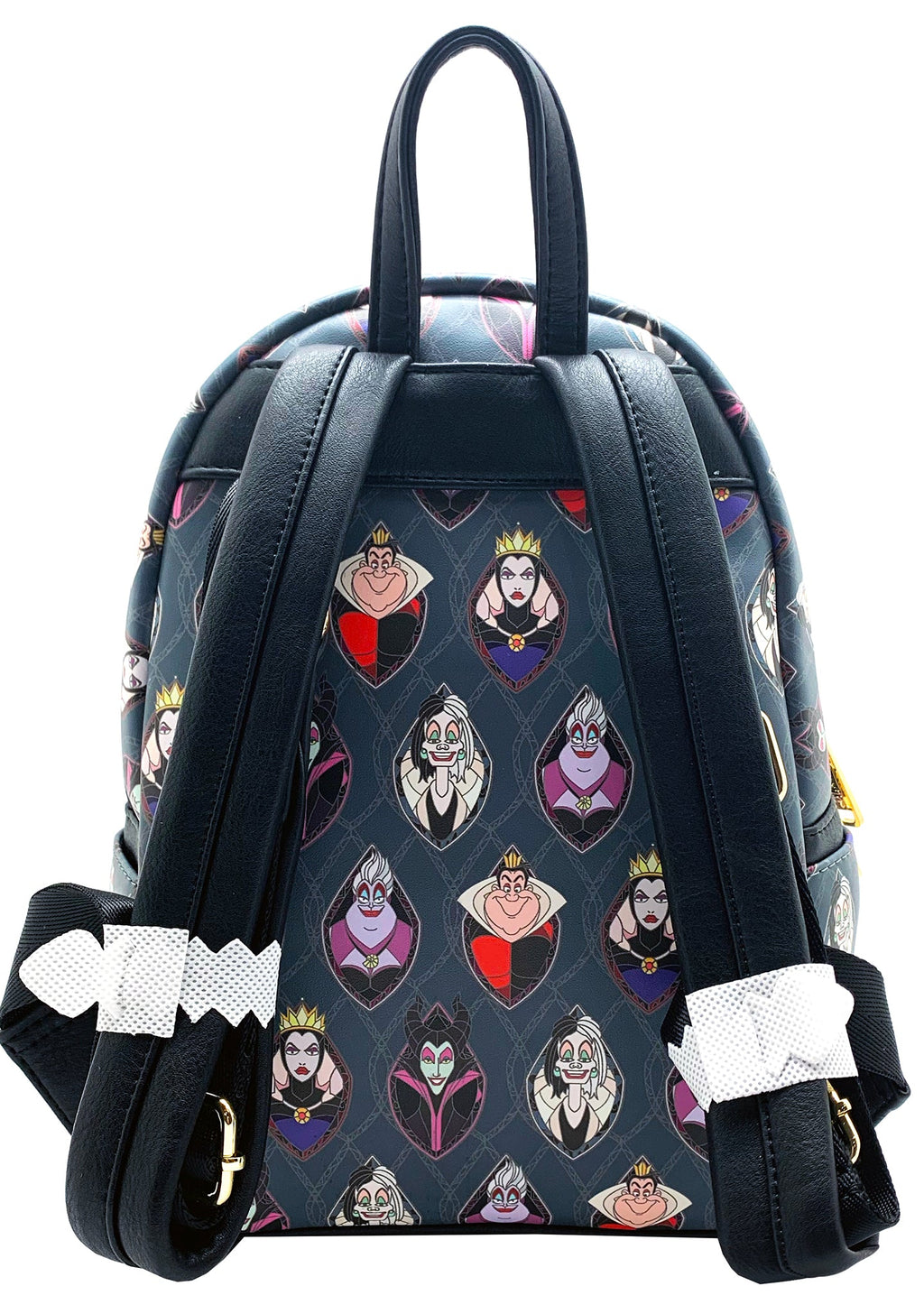LOUNGEFLY X LASR Exclusives Disney Villains Stained Glass Mini Backpack