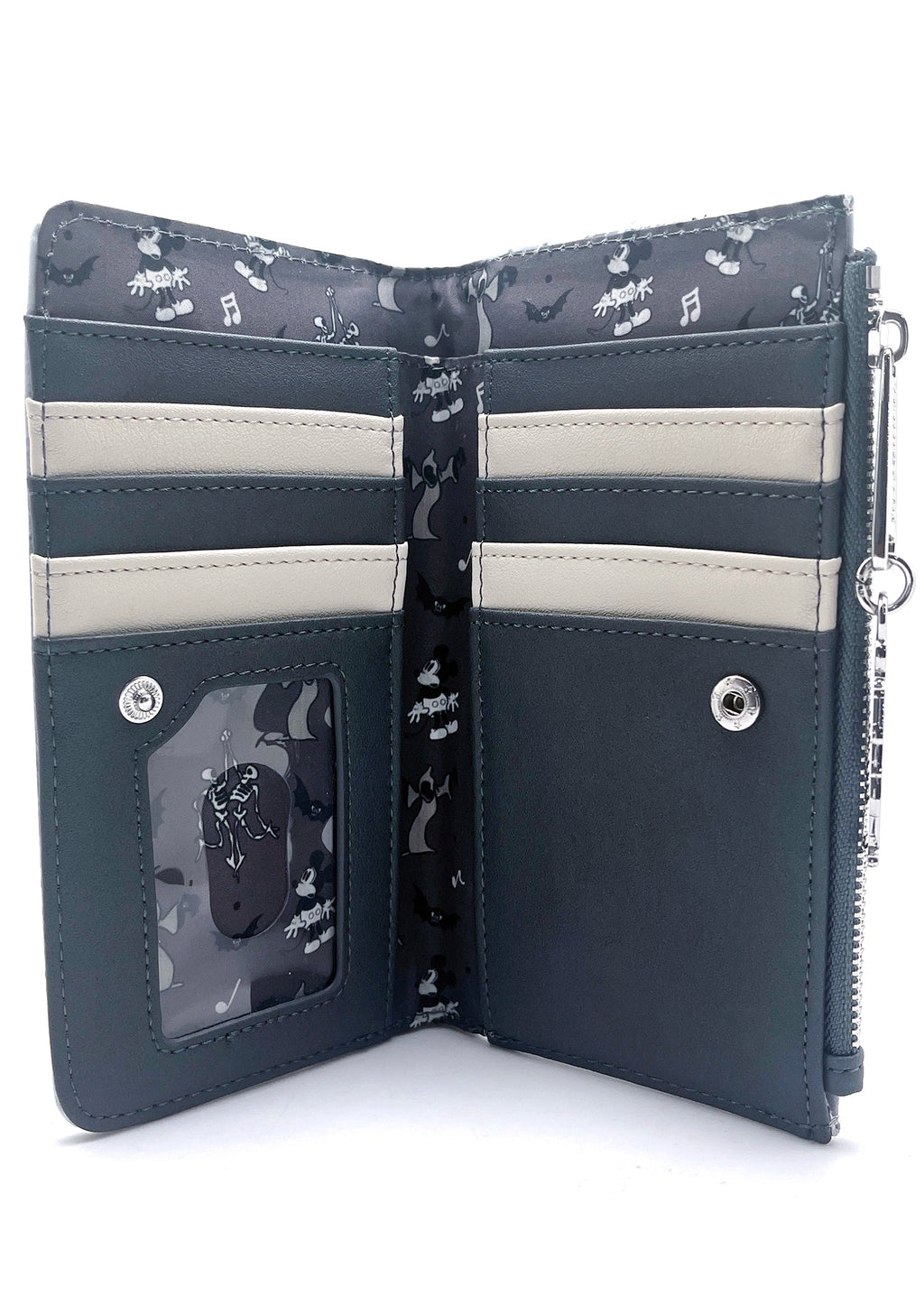 LOUNGEFLY X LASR Exclusive Disney The Haunted House Mickey Flap Wallet