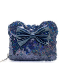 LOUNGEFLY X LASR Exclusive Disney Celestial Dreams Black Holographic Sequin Minnie Zip Wallet