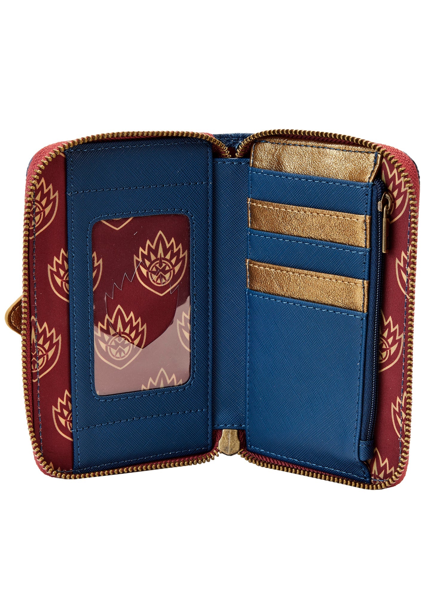 LOUNGEFLY Marvel Guardians Of The Galaxy 3 Ravager Badge Zip Wallet