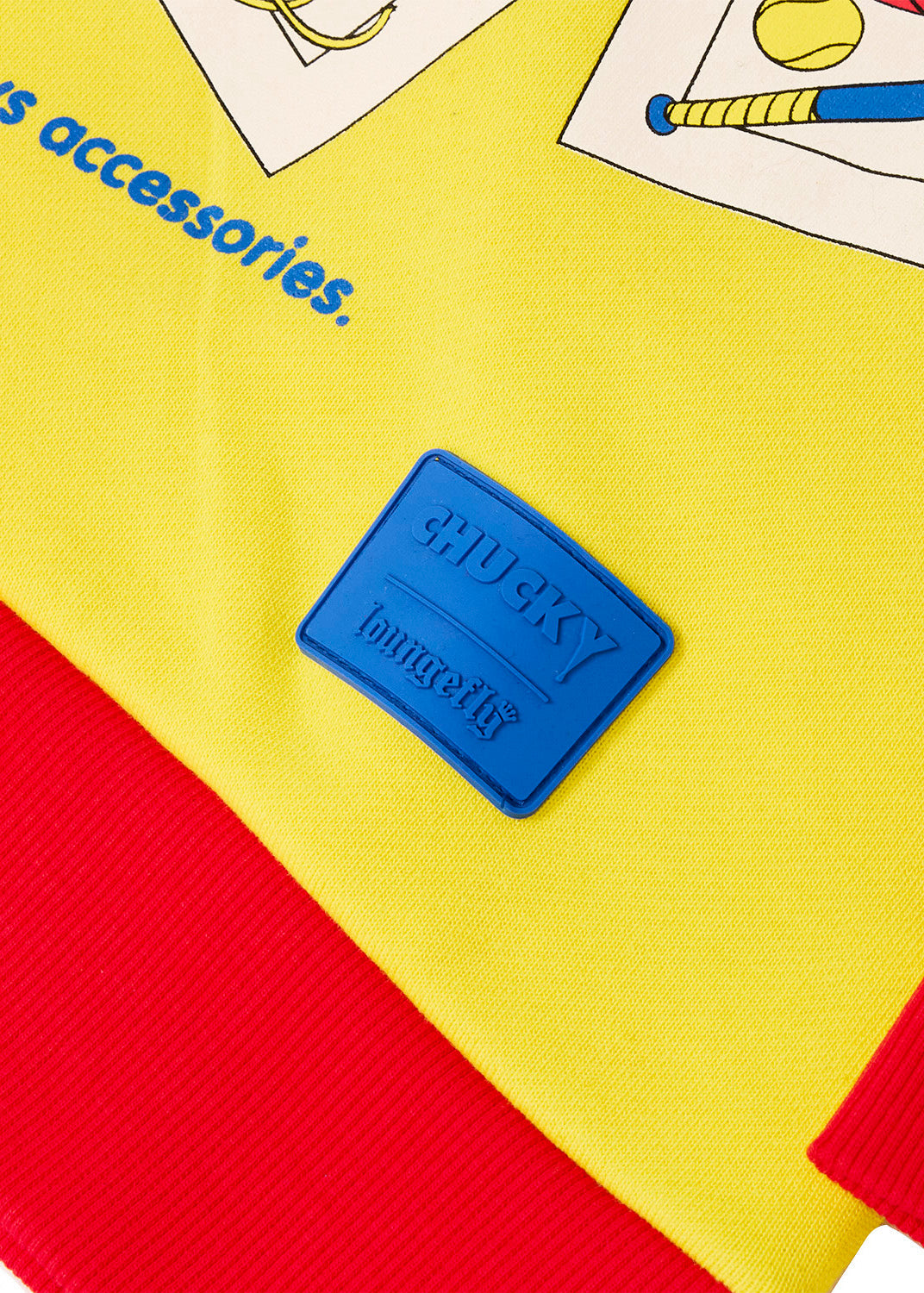 LOUNGEFLY Chucky Good Guys Color Block Unisex Hoodie