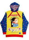LOUNGEFLY Chucky Good Guys Color Block Unisex Hoodie