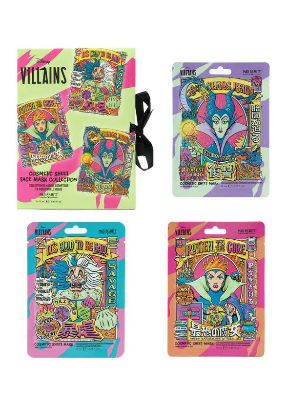  Disney Wicked Villains Face Mask 3pc Set