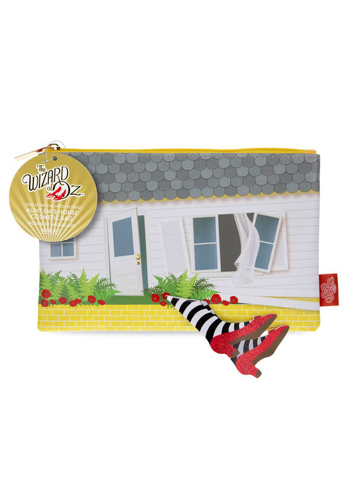  Warner Brothers Wizard Of Oz House Cosmetic Bag