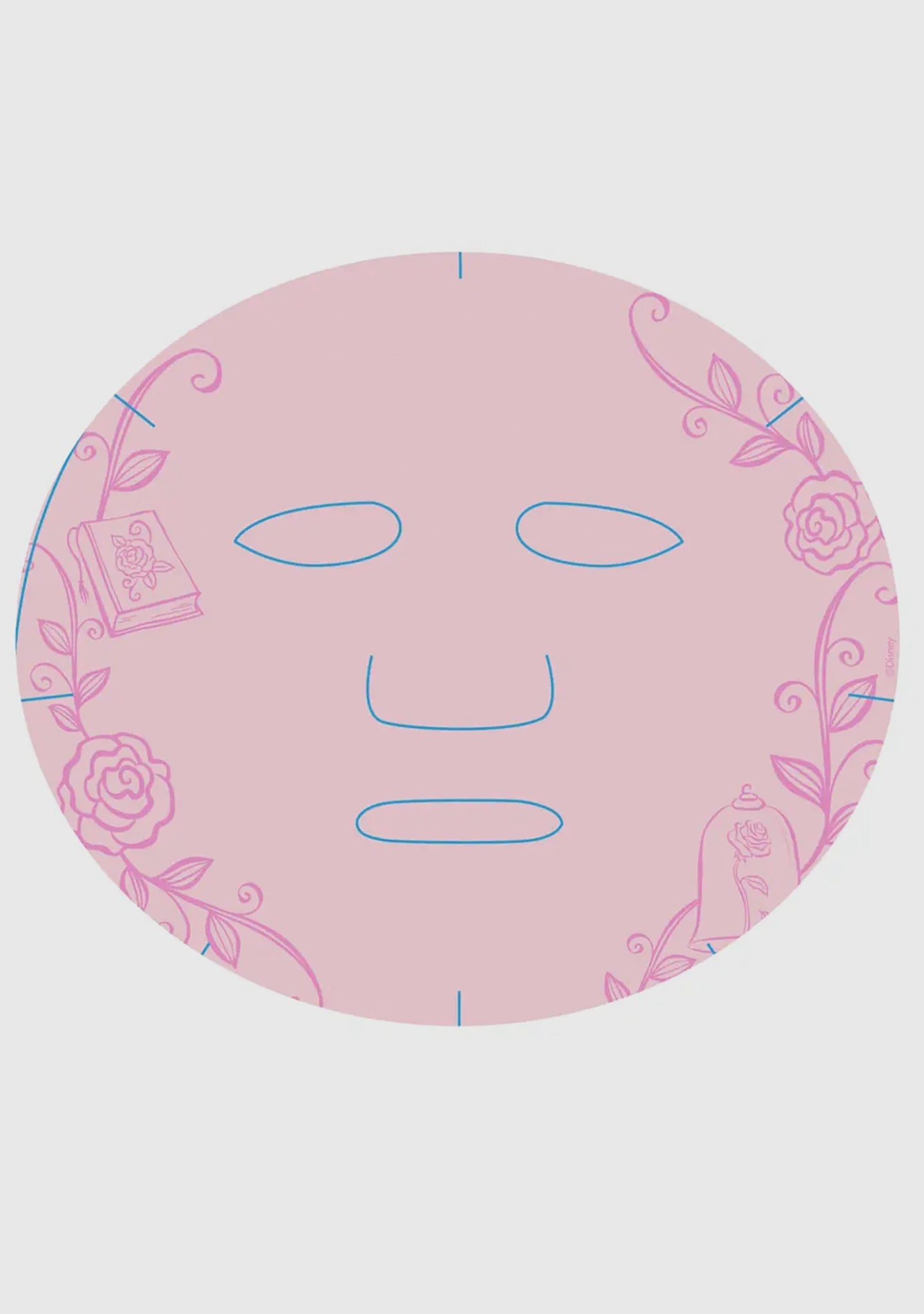  Disney Princess Book Face Mask 4pc Set