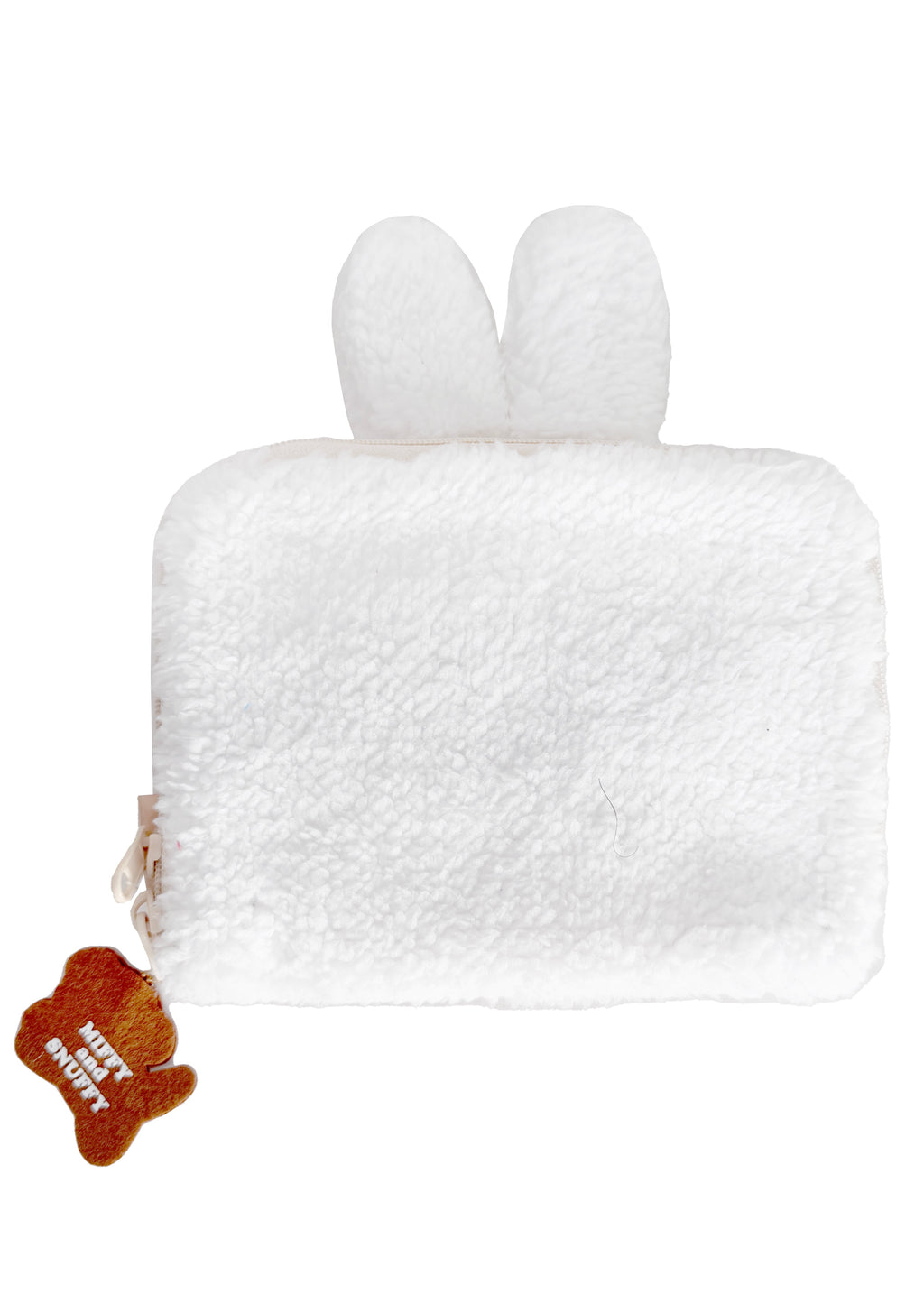  Miffy Face Sherpa Zip Pouch