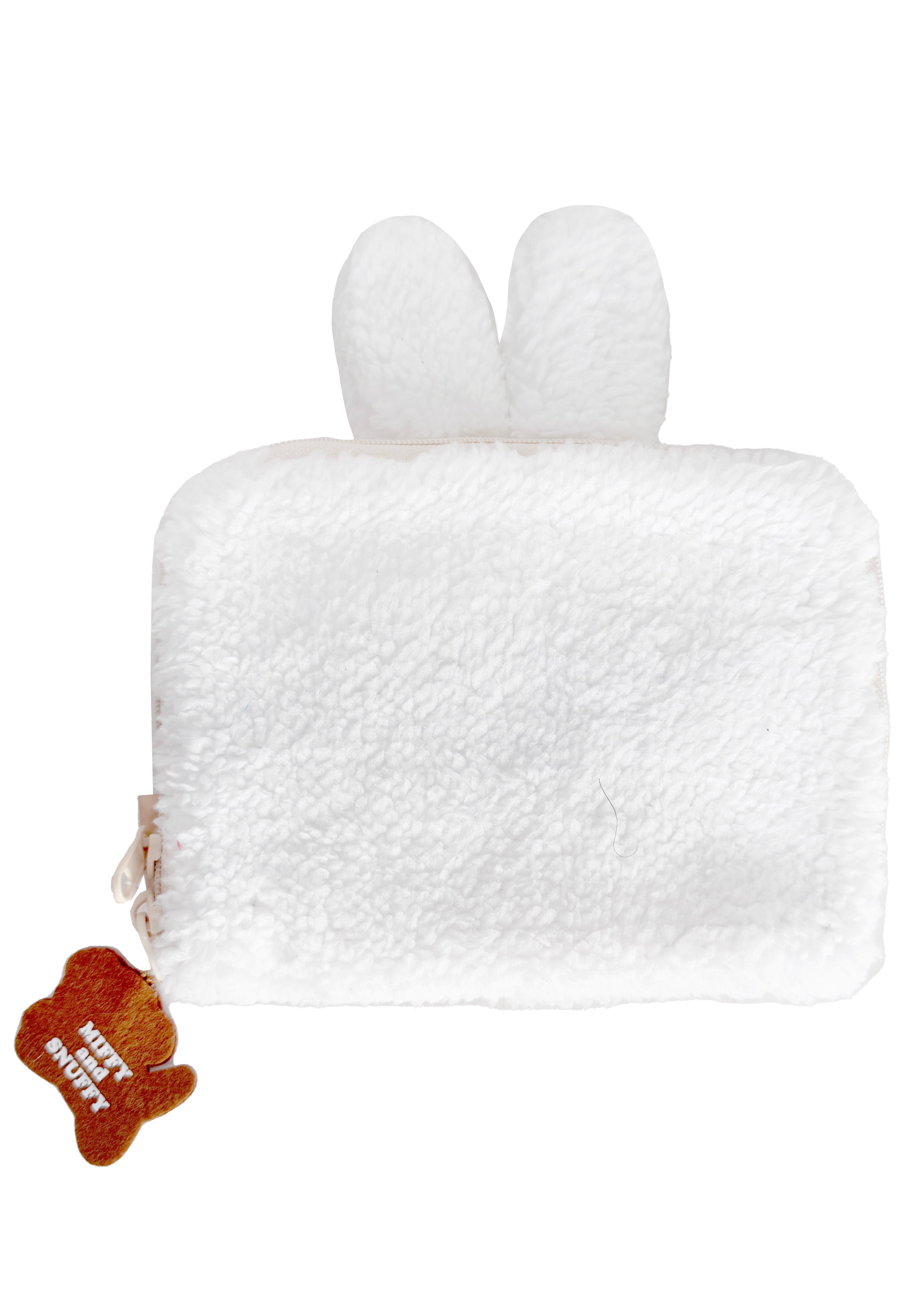 Miffy Face Sherpa Zip Pouch