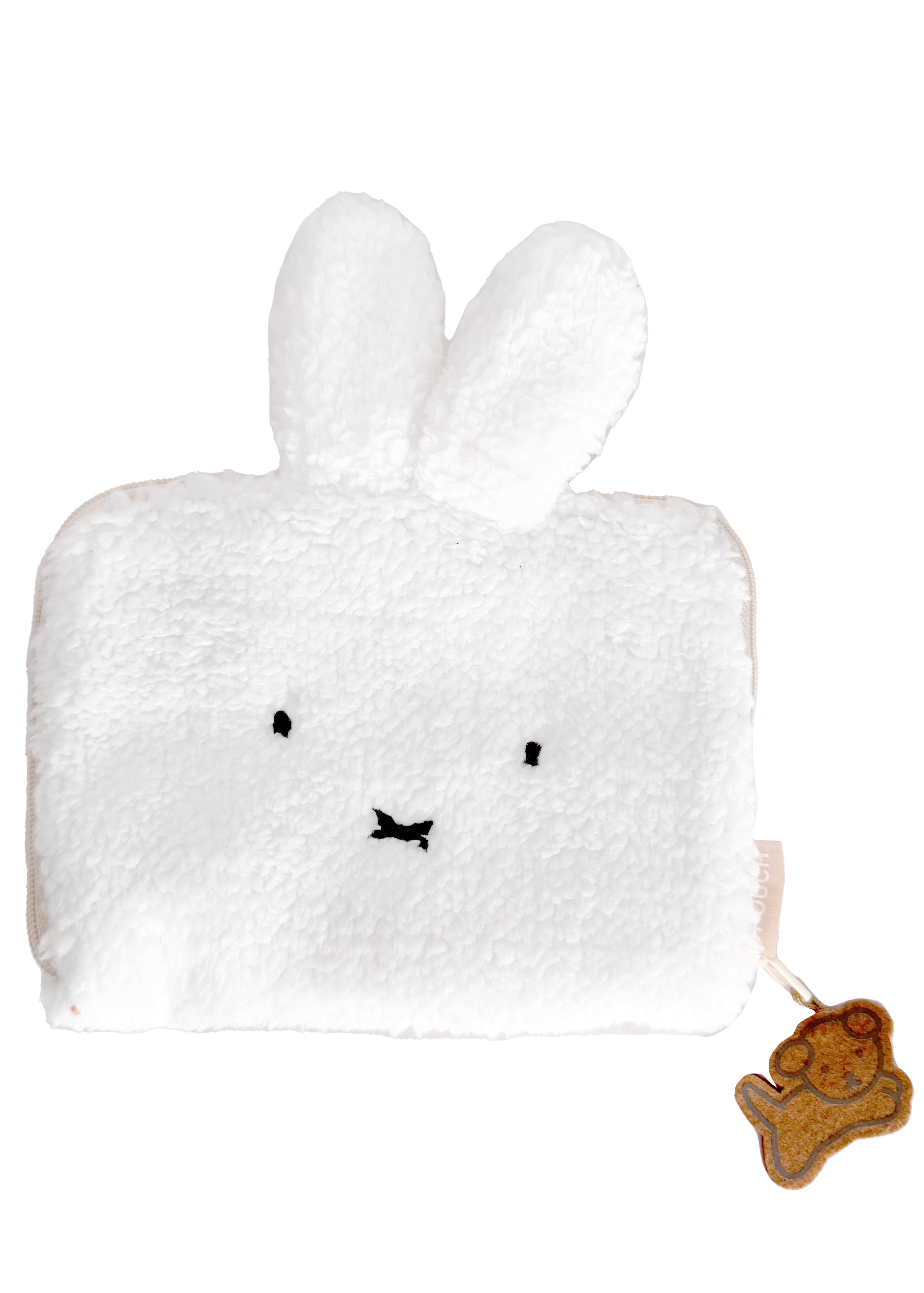  Miffy Face Sherpa Zip Pouch