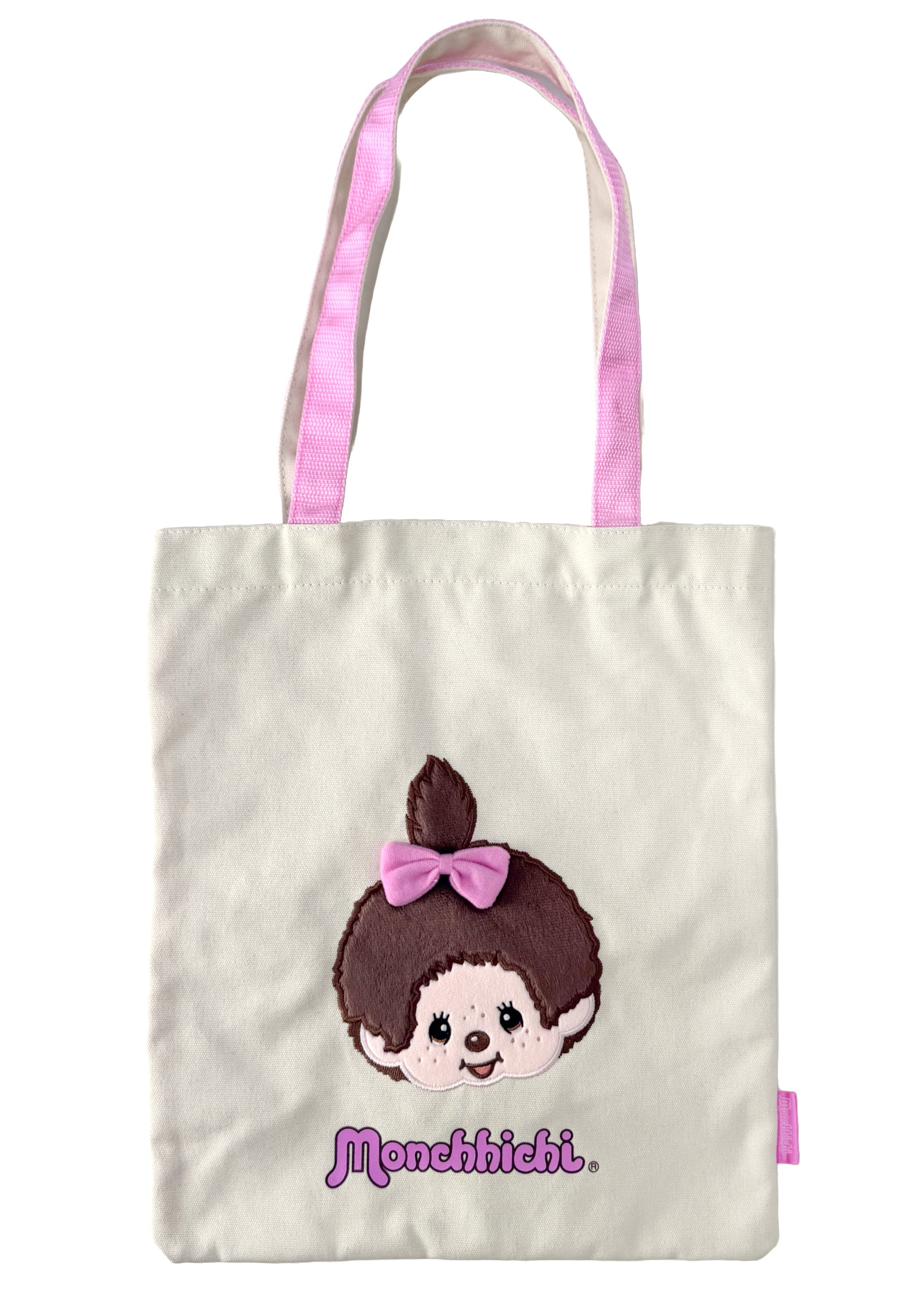  Monchhichi-Chan Face Canvas Tote