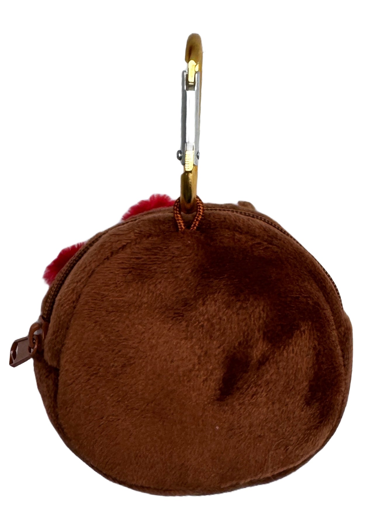  Monchhichi X Sanrio Hello Kitty Face Plush Carabiner Coin Pouch -Limited Edition