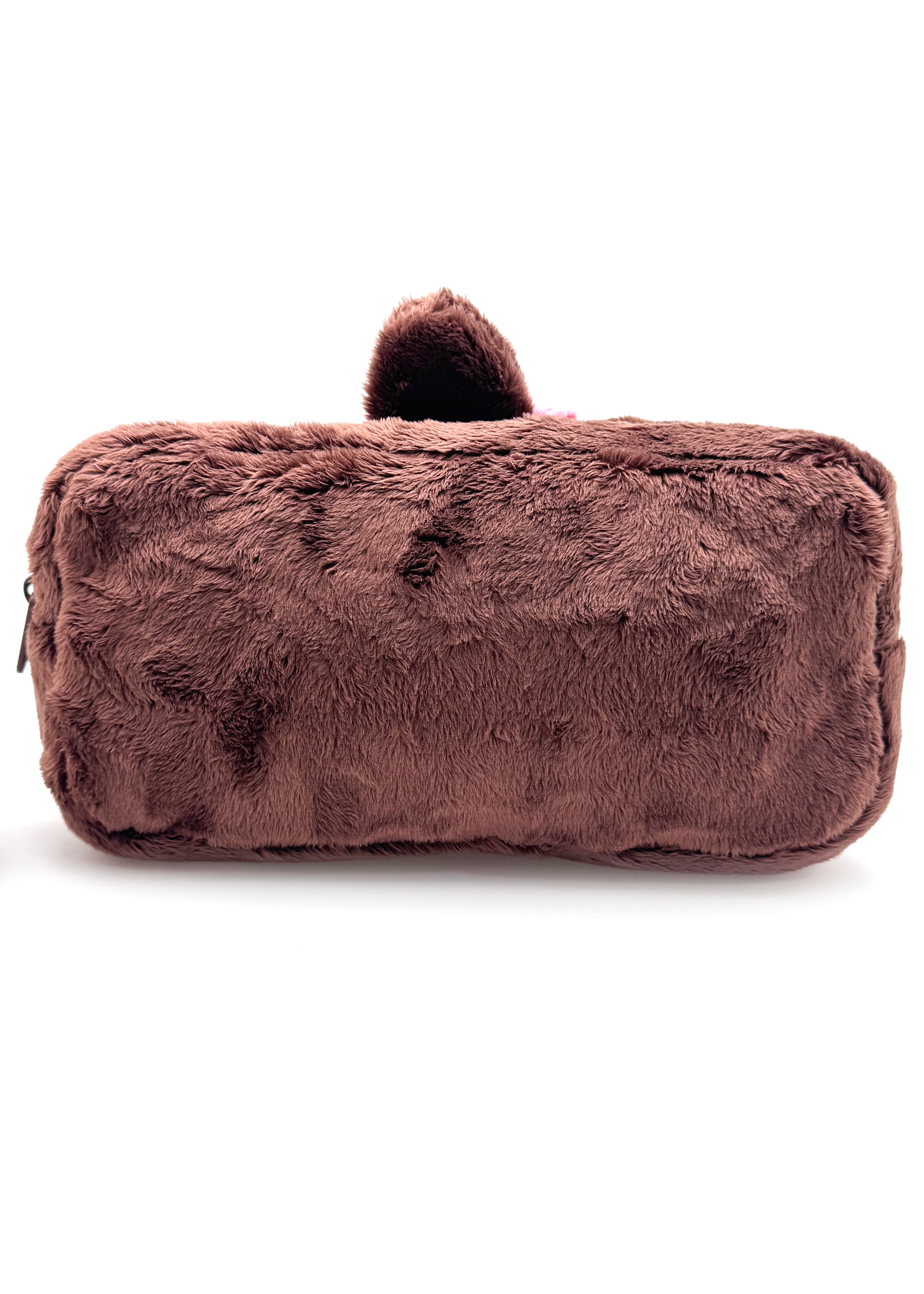  Monchhichi-Chan Face Plush Cosmetic Bag