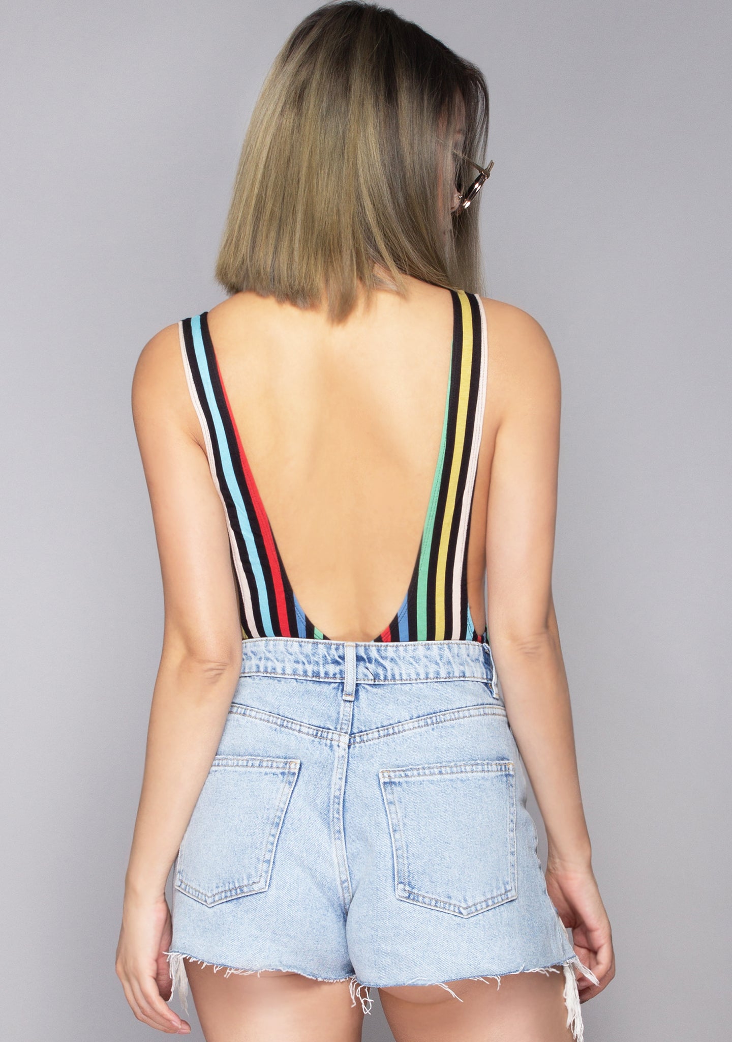  Lalung P.E. Stripe Bodysuit