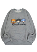  Neon Genesis Evangelion Chibi Characters Pullover