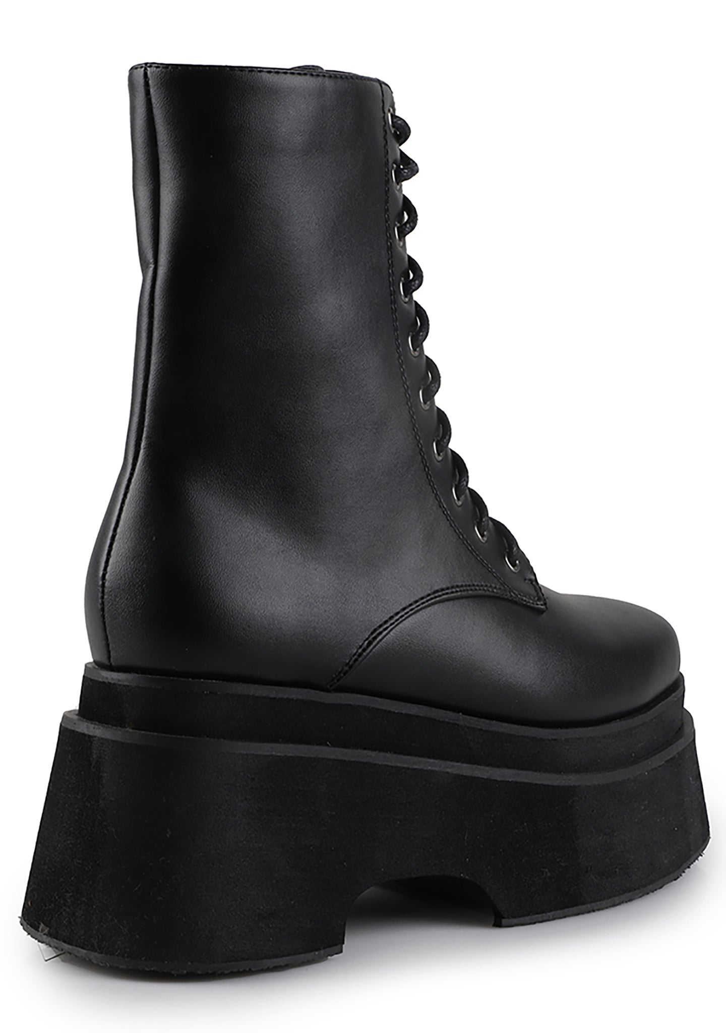  VIGO 01 Military Brat Black Platform Boots