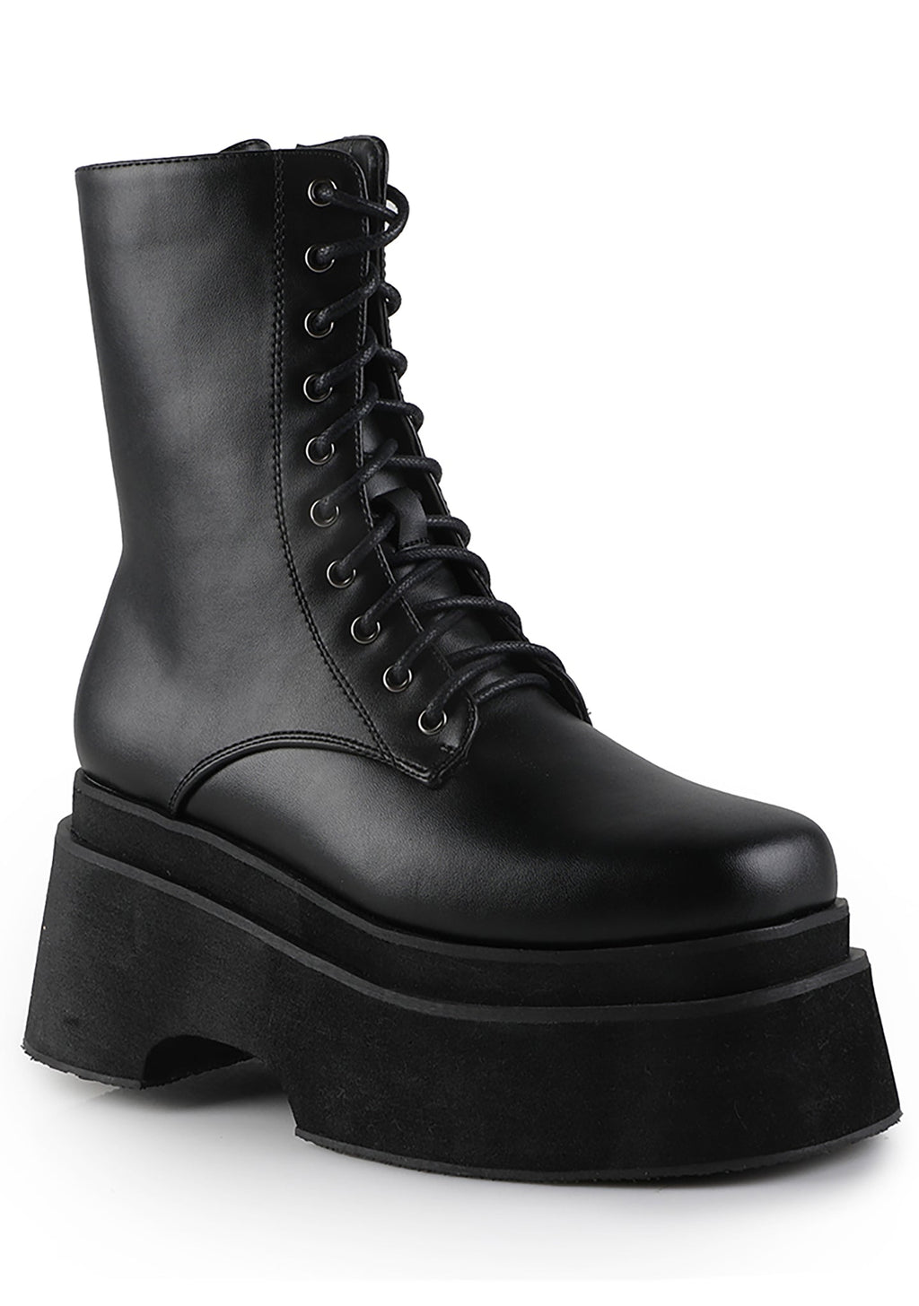  VIGO 01 Military Brat Black Platform Boots