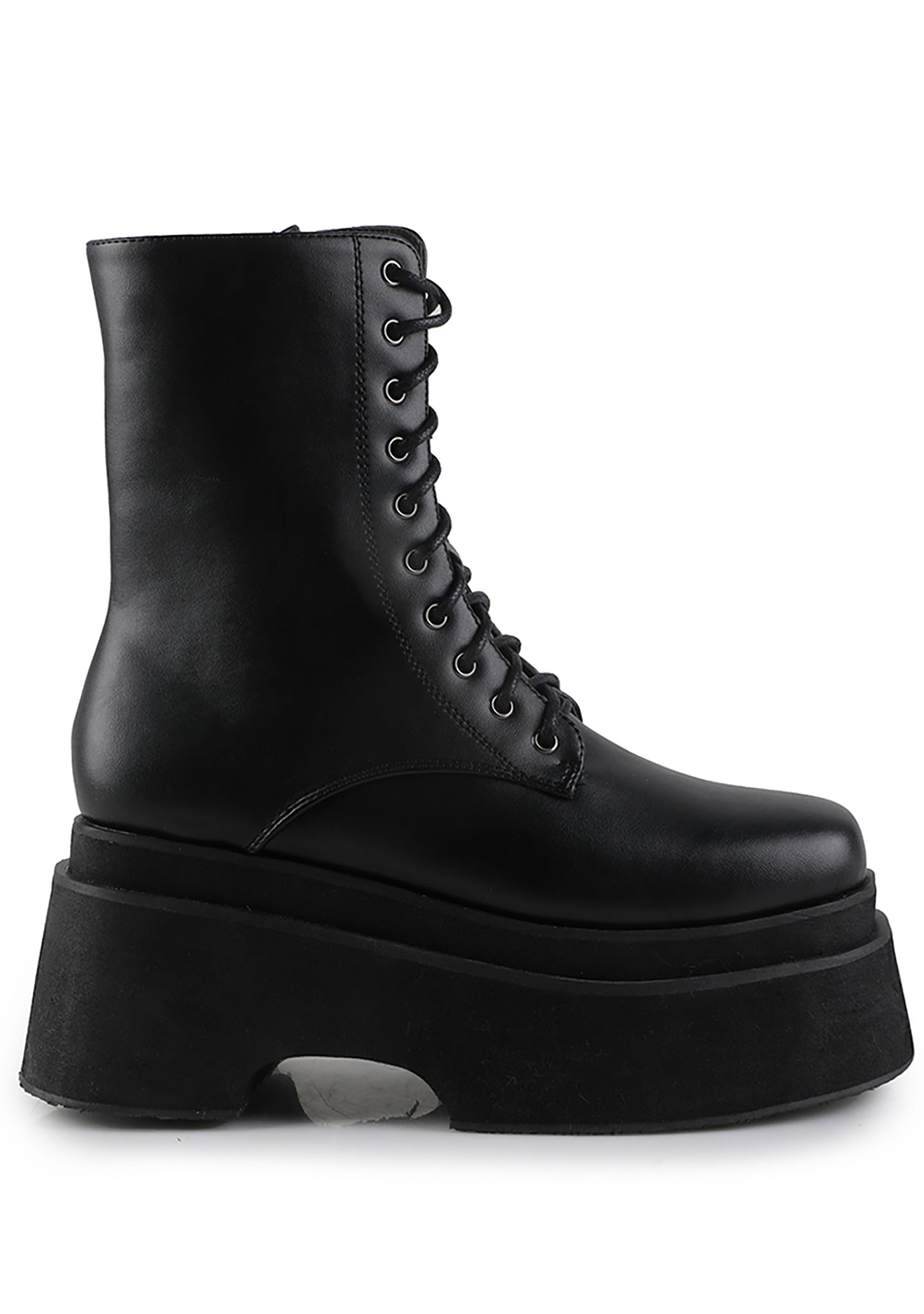  VIGO 01 Military Brat Black Platform Boots