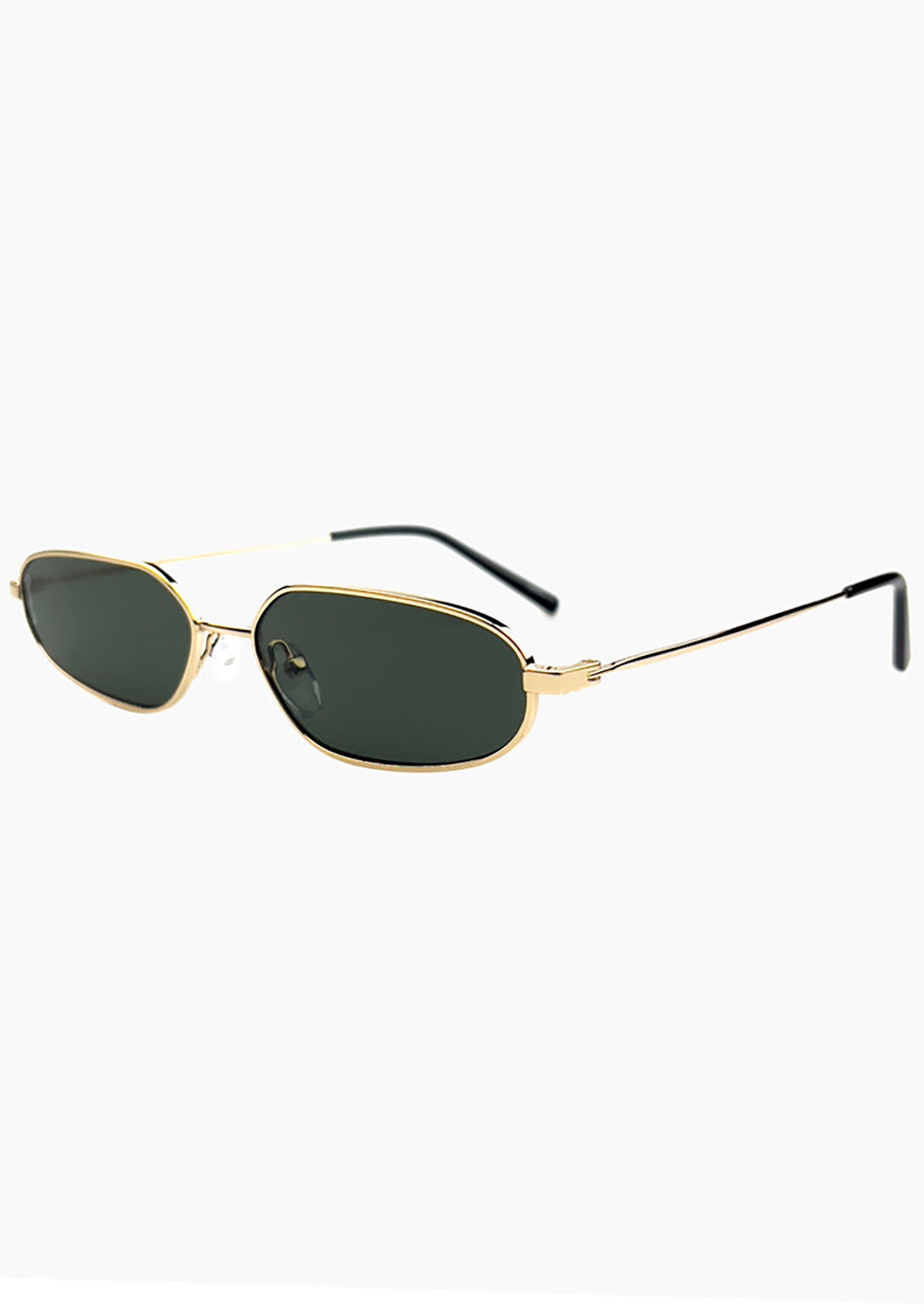  Drew Sunglasses In Gold/Green