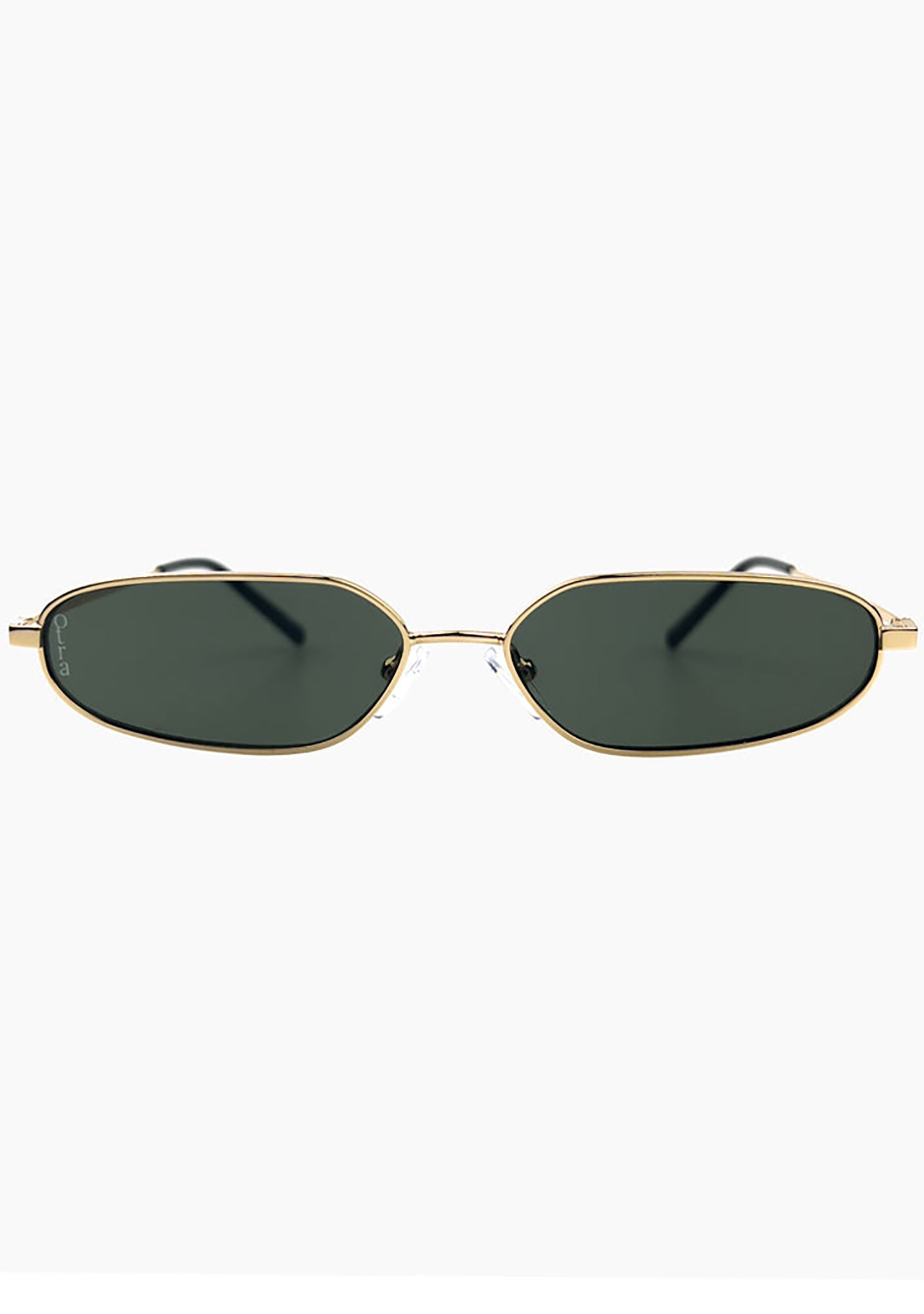  Drew Sunglasses In Gold/Green