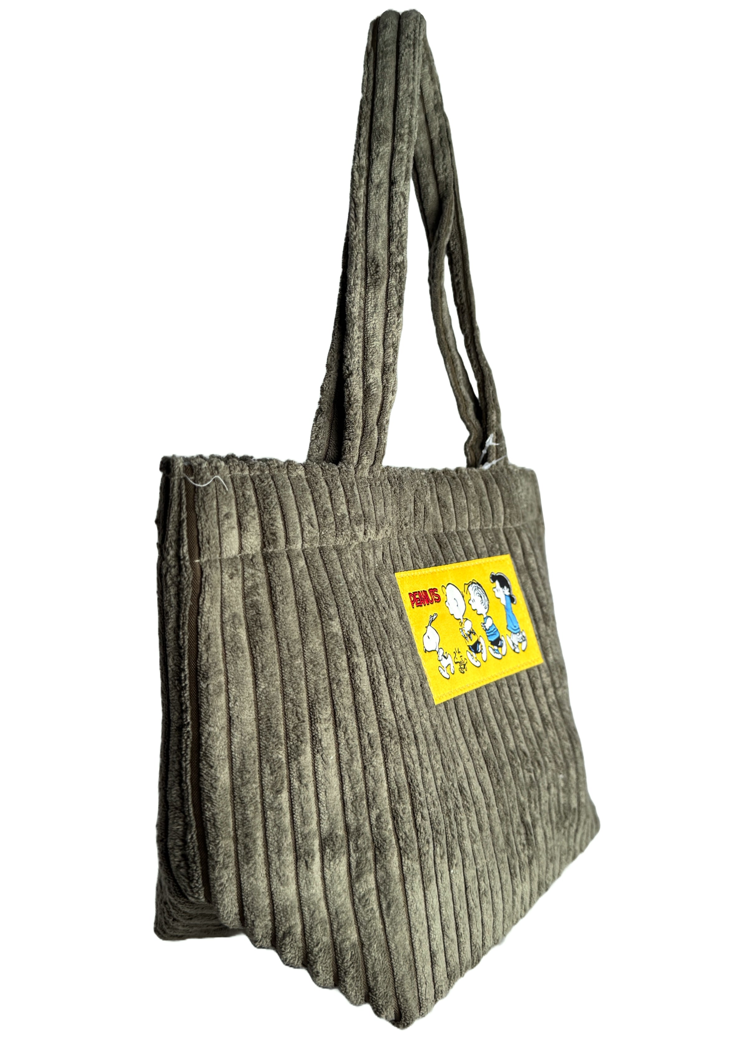  Peanuts Snoopy And The Gang Corduroy Tote