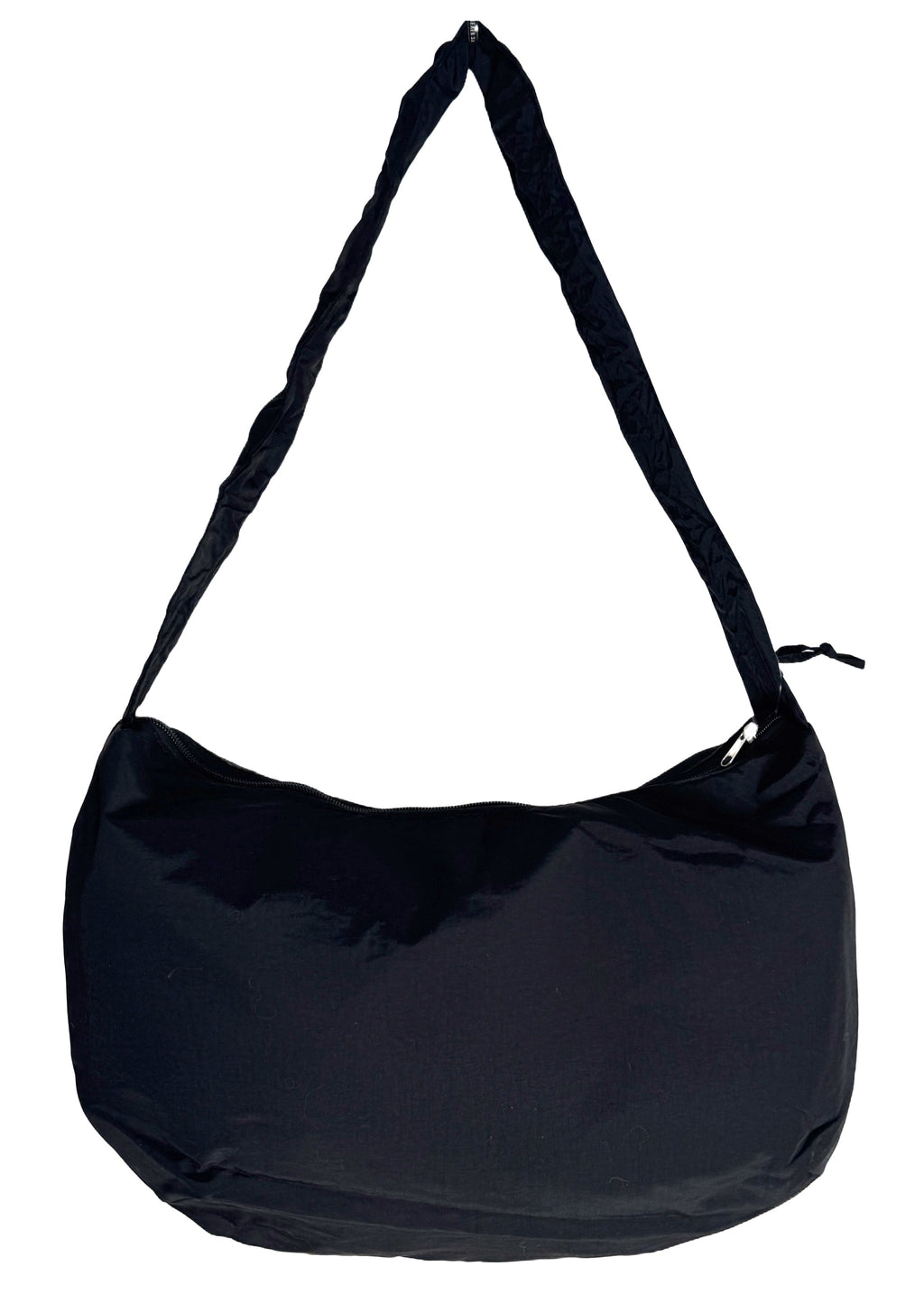  Peanuts Snoopy Classic Medium Nylon Black Shoulder Bag