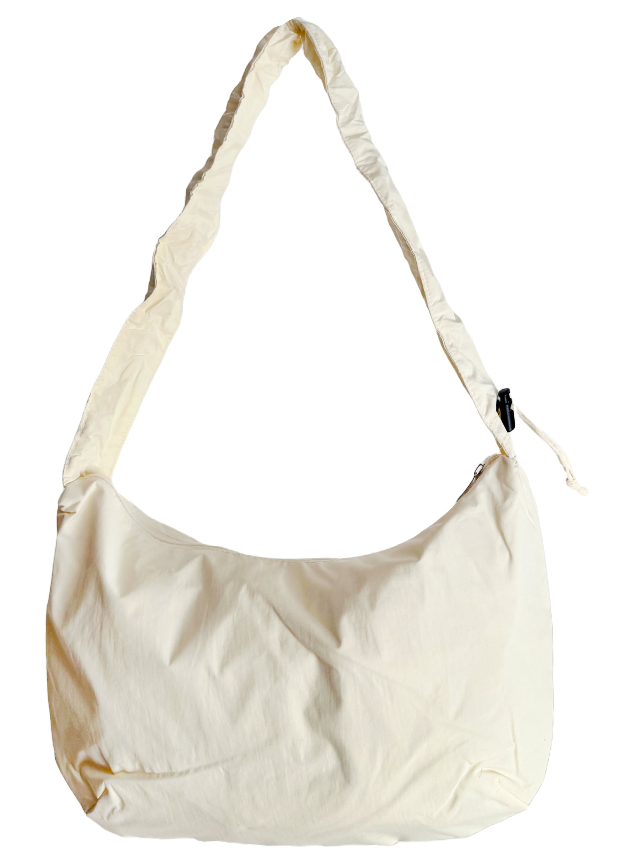  Peanuts Snoopy Say Hi Medium Nylon Ivory Shoulder Bag