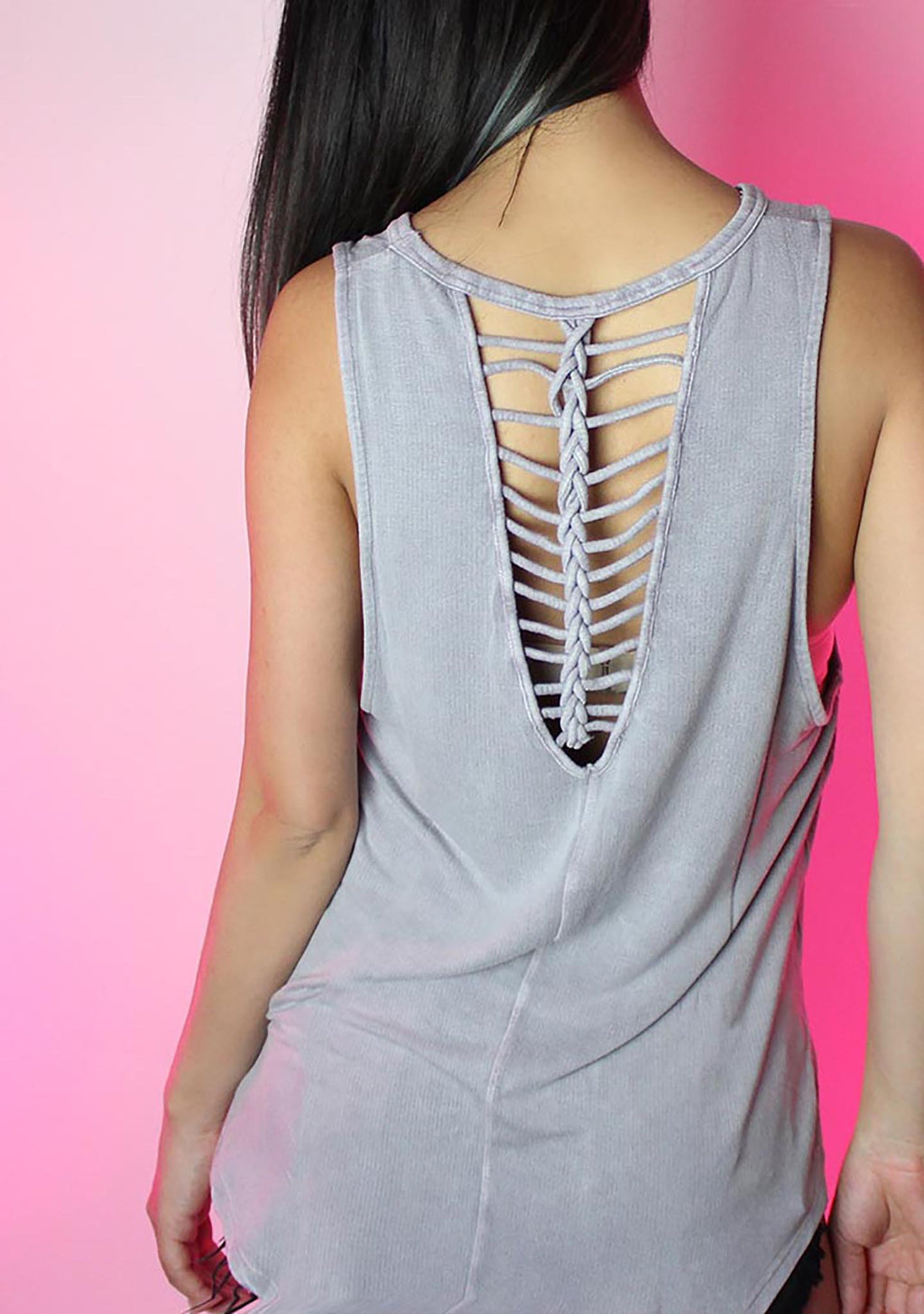  Plot Twist Top In Lavender
