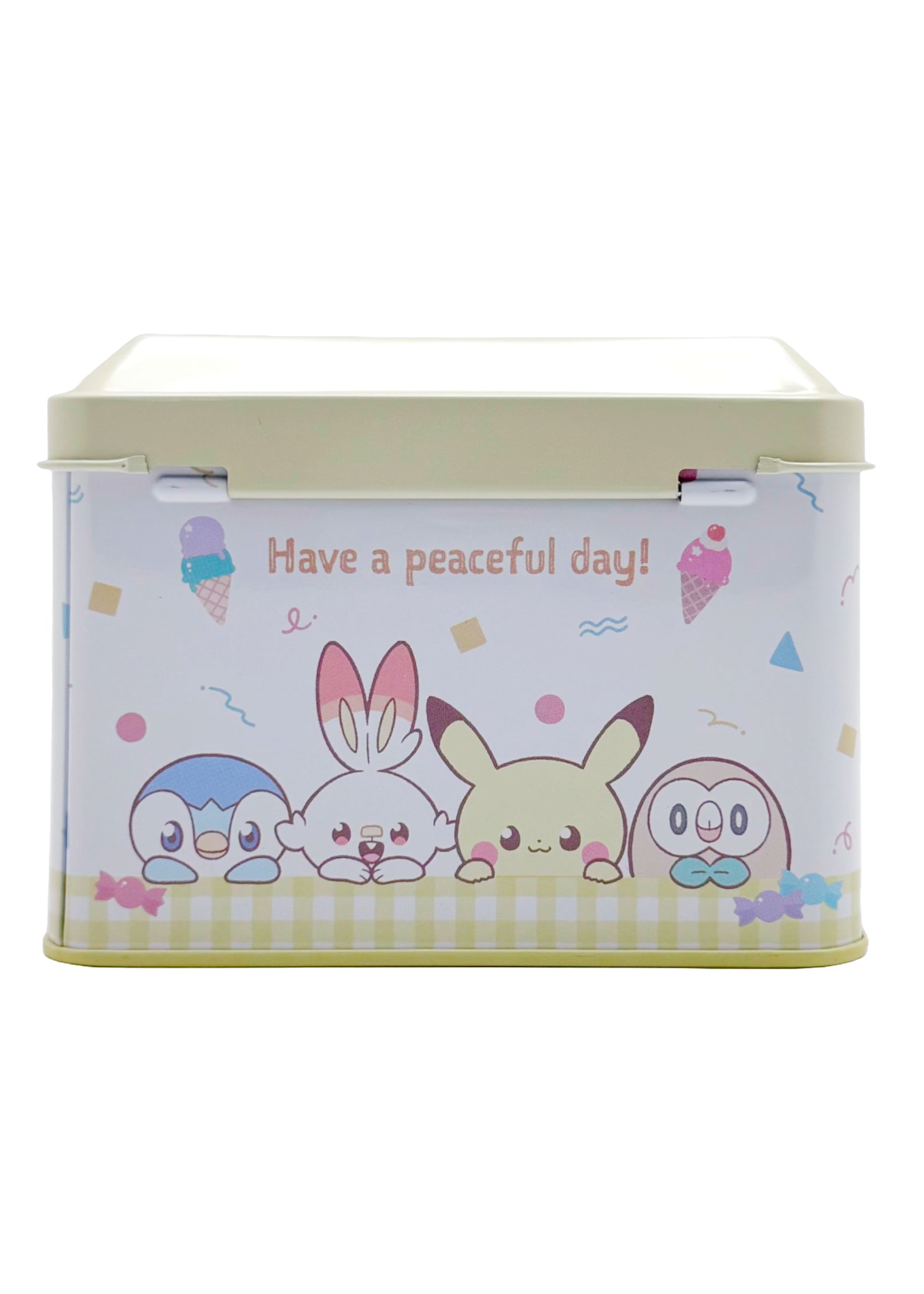  Pokemon Characters Kagitsuki Yellow Metal Piggy Bank With Lock & Key