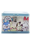  Pokemon Characters Kagitsuki Blue Metal Piggy Bank With Lock & Key