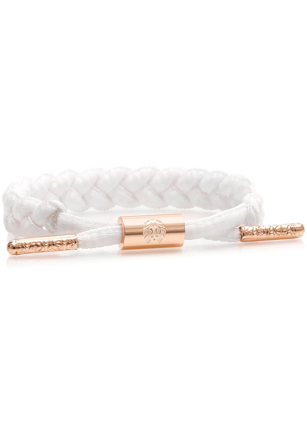  Kim Women's Classic Miniclat Bracelet In White/Rose Gold