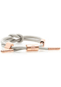  Lotus II Women's Knotaclat Bracelet In Grey/Rose Gold