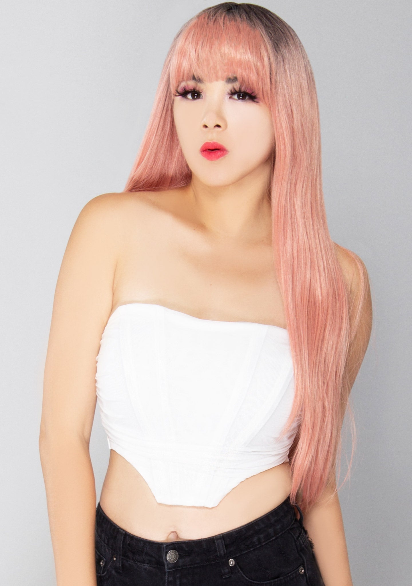 White Lies Bustier Top
