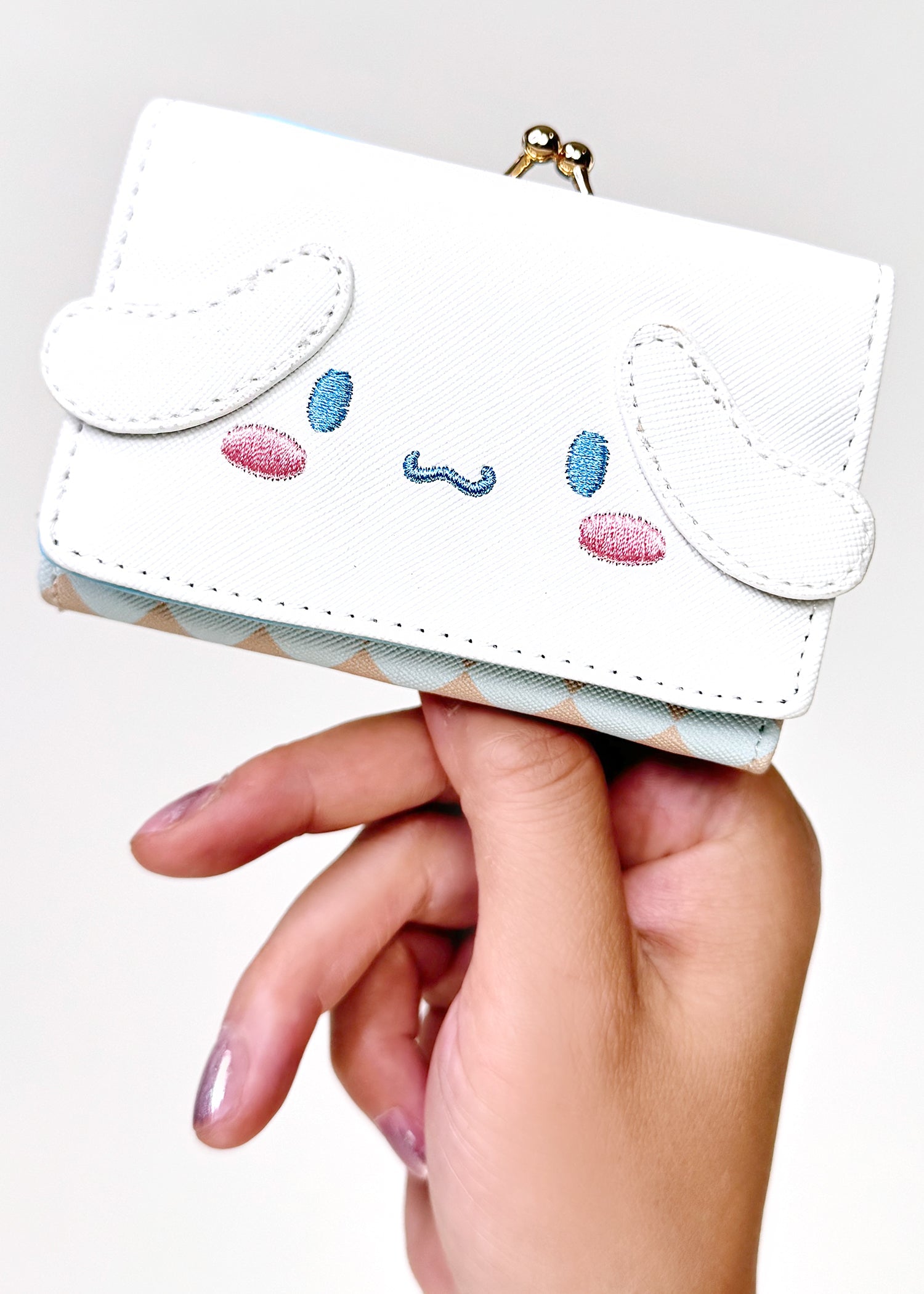  Sanrio Cinnamoroll Face Flap Wallet