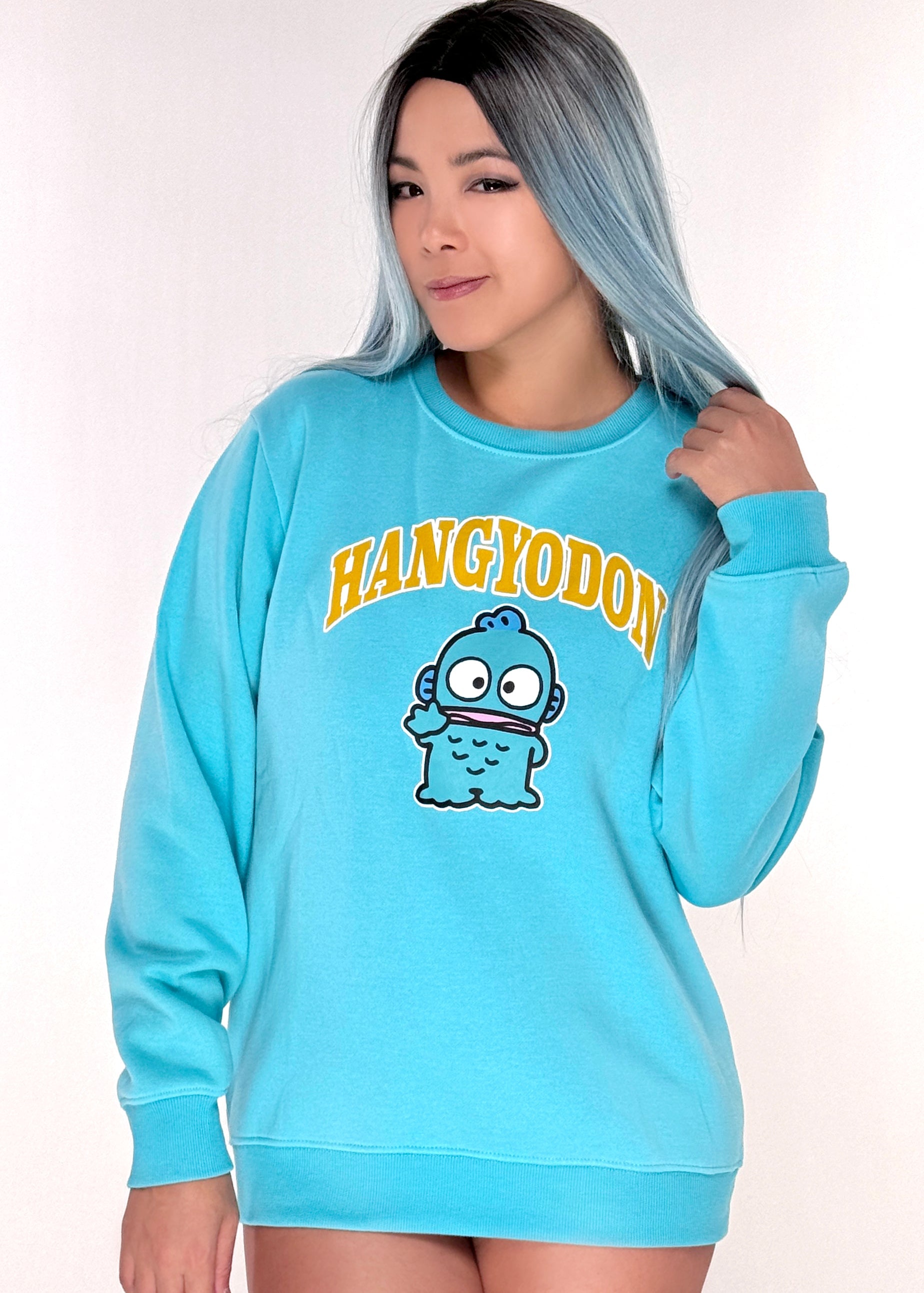  Sanrio Hangyodon Logo Pullover