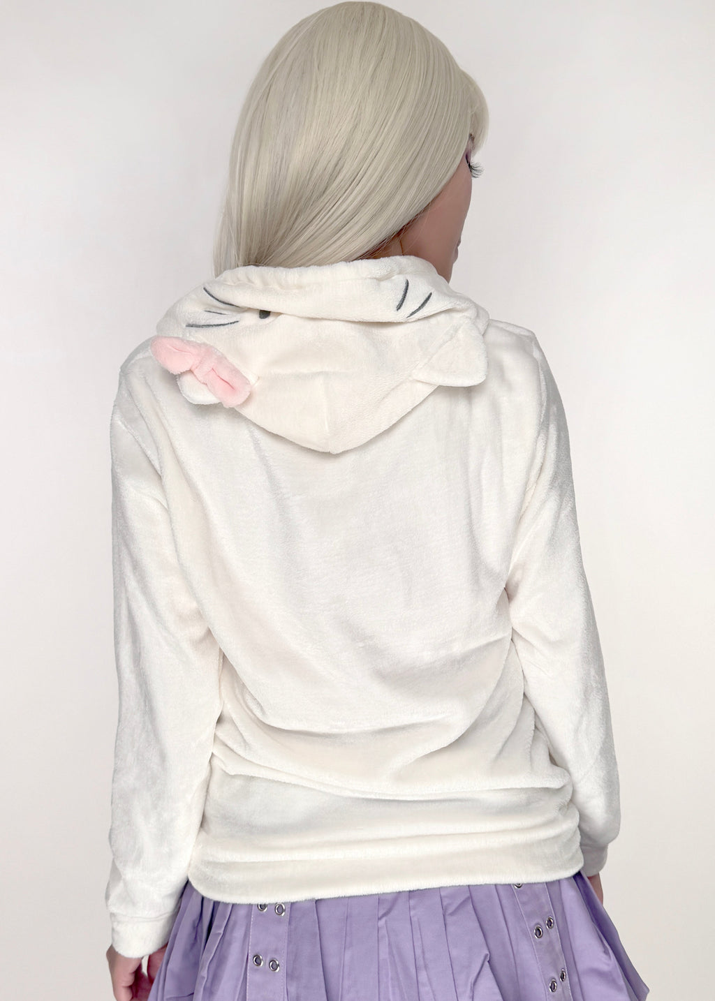  Sanrio Hello Kitty Cosplay Sherpa Hoodie