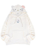  Sanrio Hello Kitty Cosplay Sherpa Hoodie