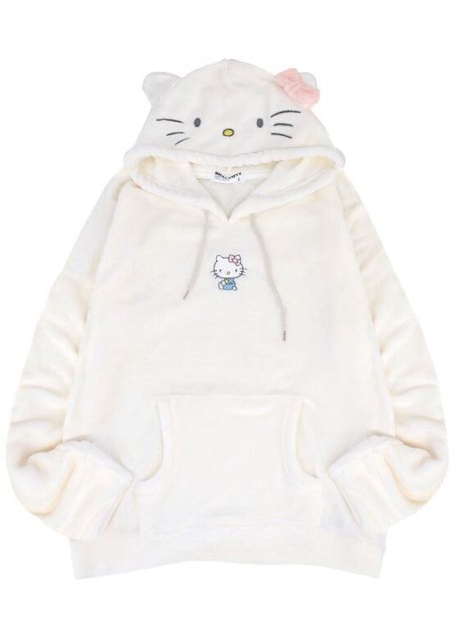  Sanrio Hello Kitty Cosplay Sherpa Hoodie