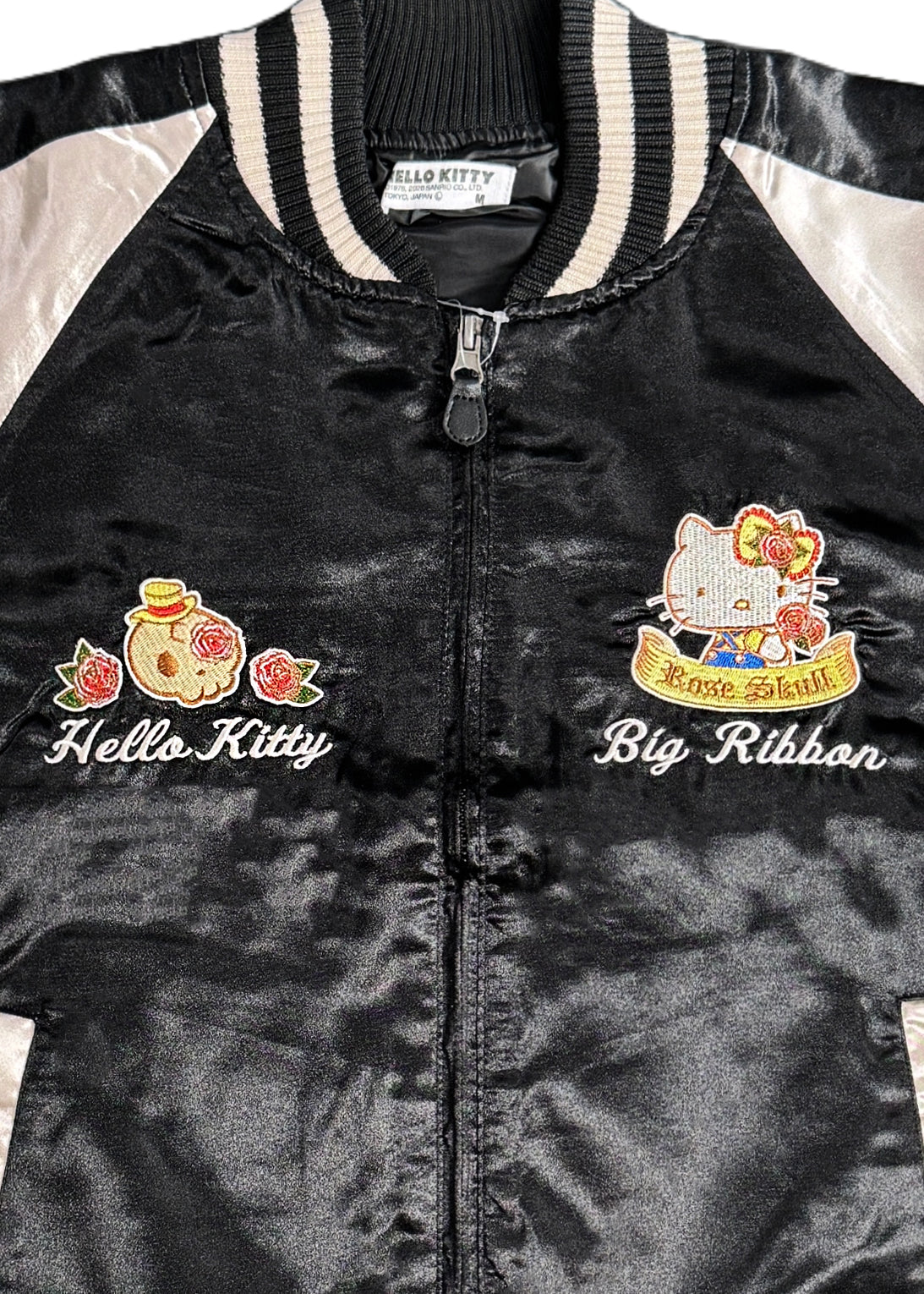  Sanrio Hello Kitty Rose Tattoo Bomber Jacket