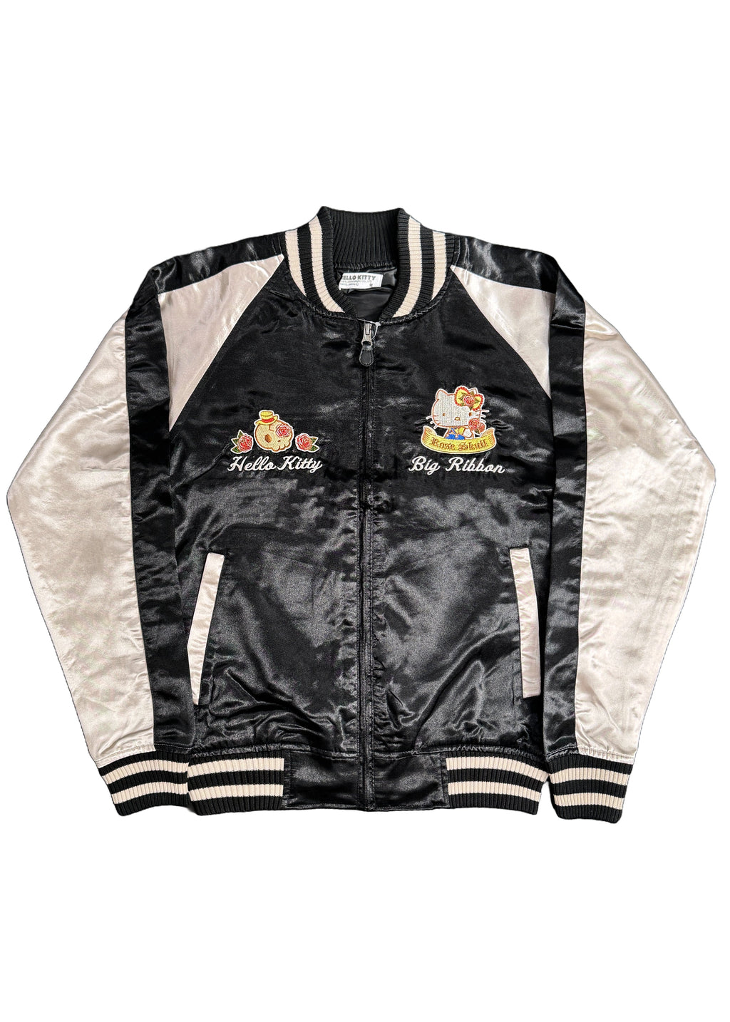  Sanrio Hello Kitty Rose Tattoo Bomber Jacket
