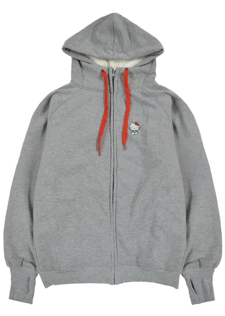  Sanrio Hello Kitty Sherpa Zip Up Hoodie