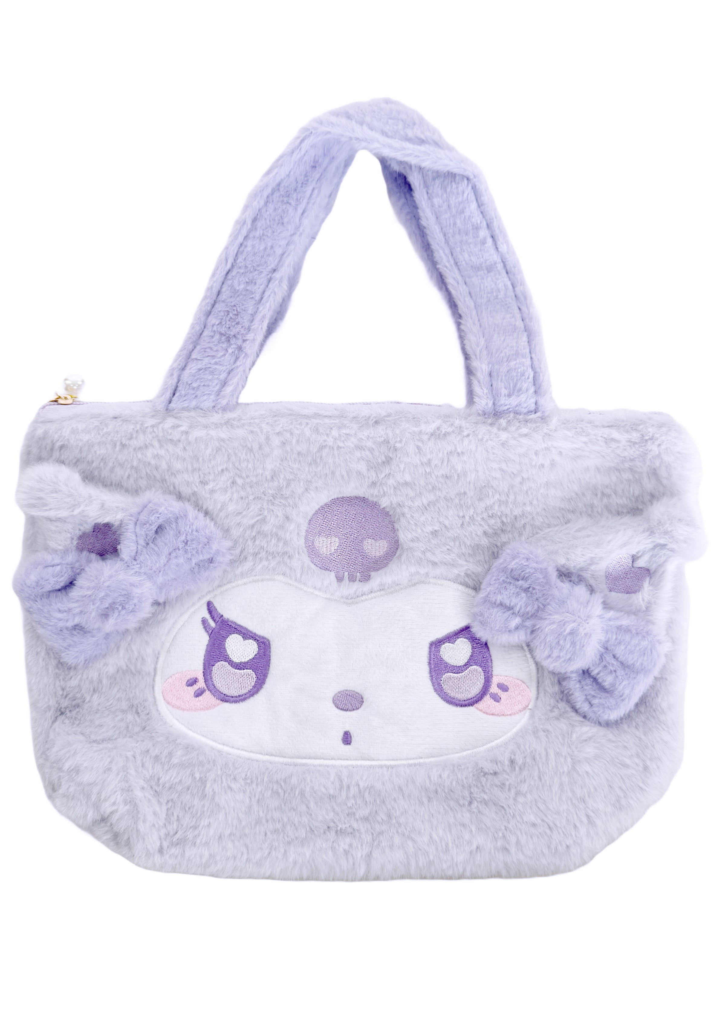  Sanrio Kuromi Anime Eyes Plush Mini Tote