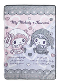  Sanrio My Melody & Kuromi Get Cozy Woven Plush Double Fleece Throw