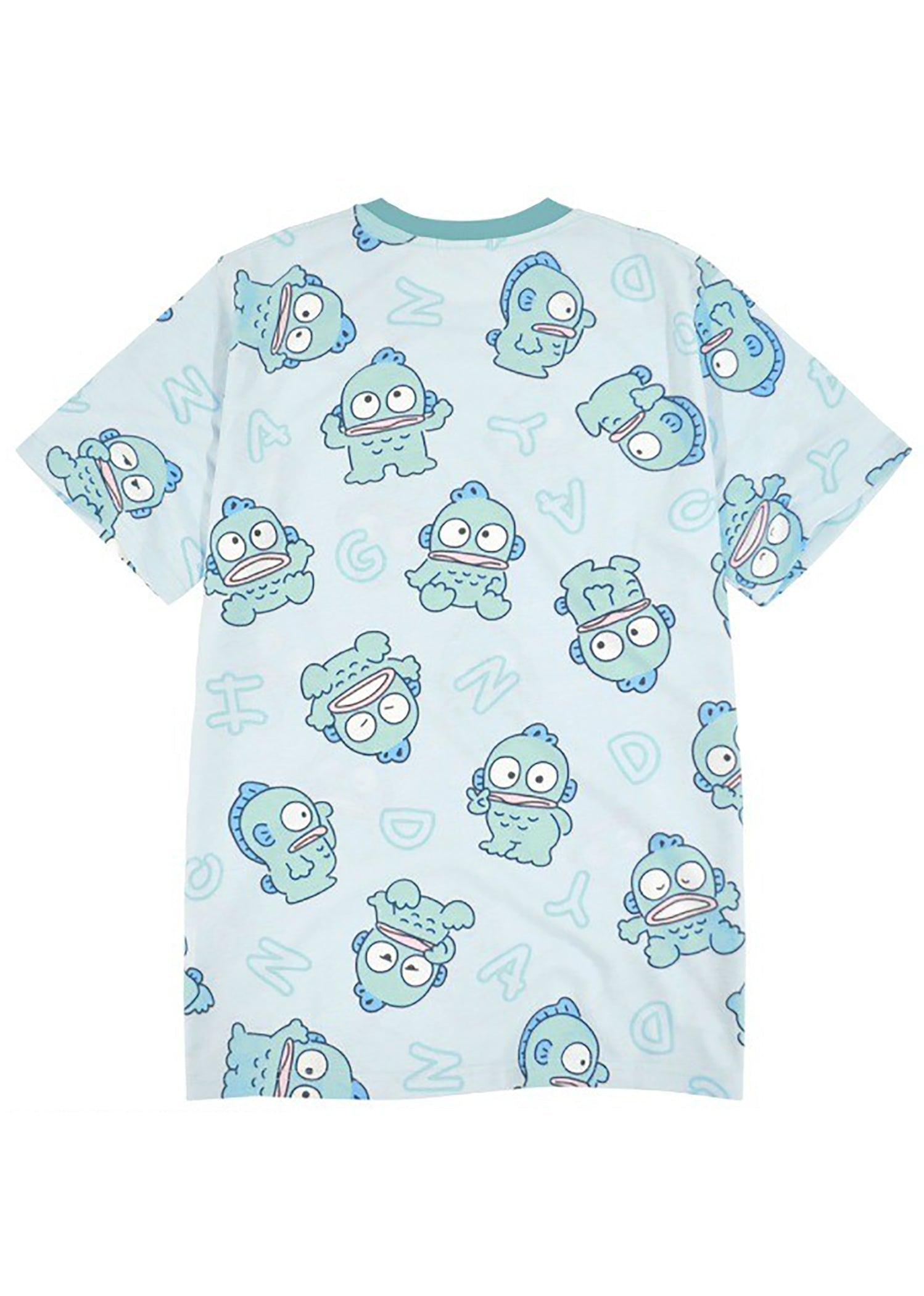  Sanrio Hangyodon Expression AOP Tee