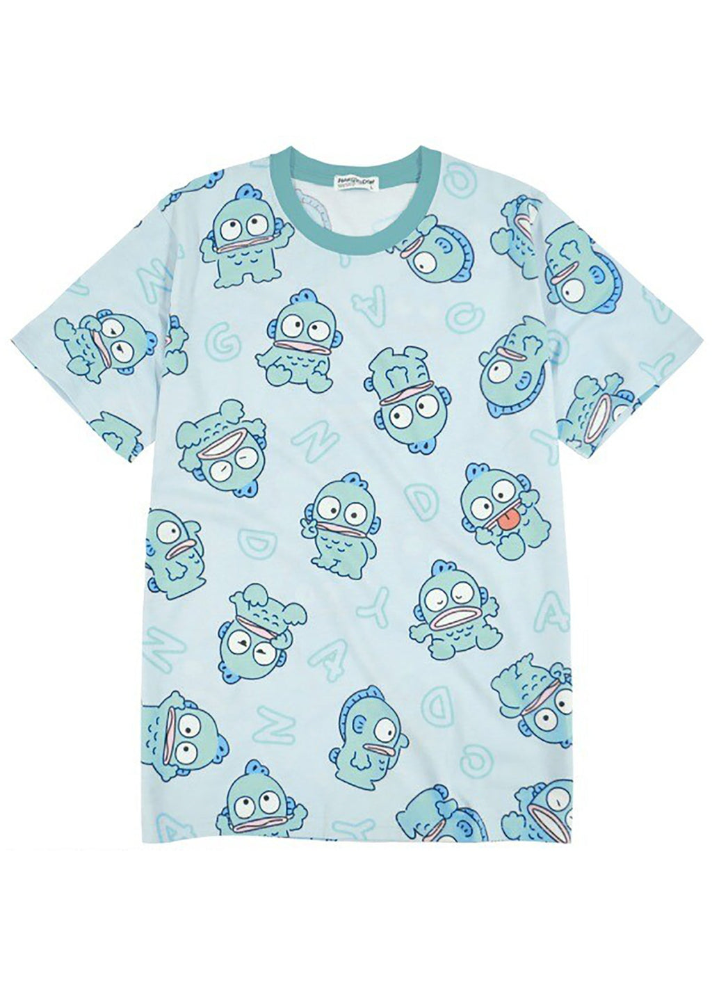  Sanrio Hangyodon Expression AOP Tee
