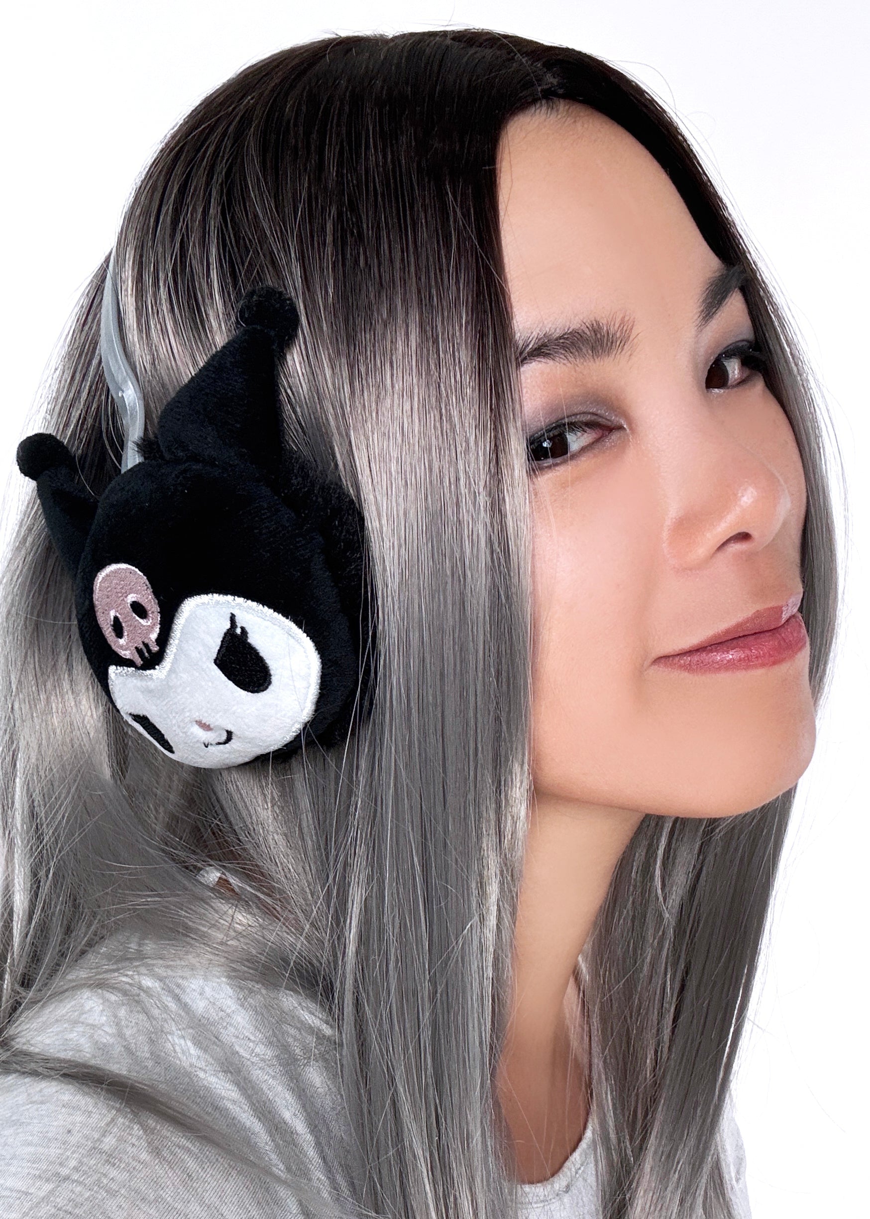  Sanrio Kuromi 3D Plush Earmuff
